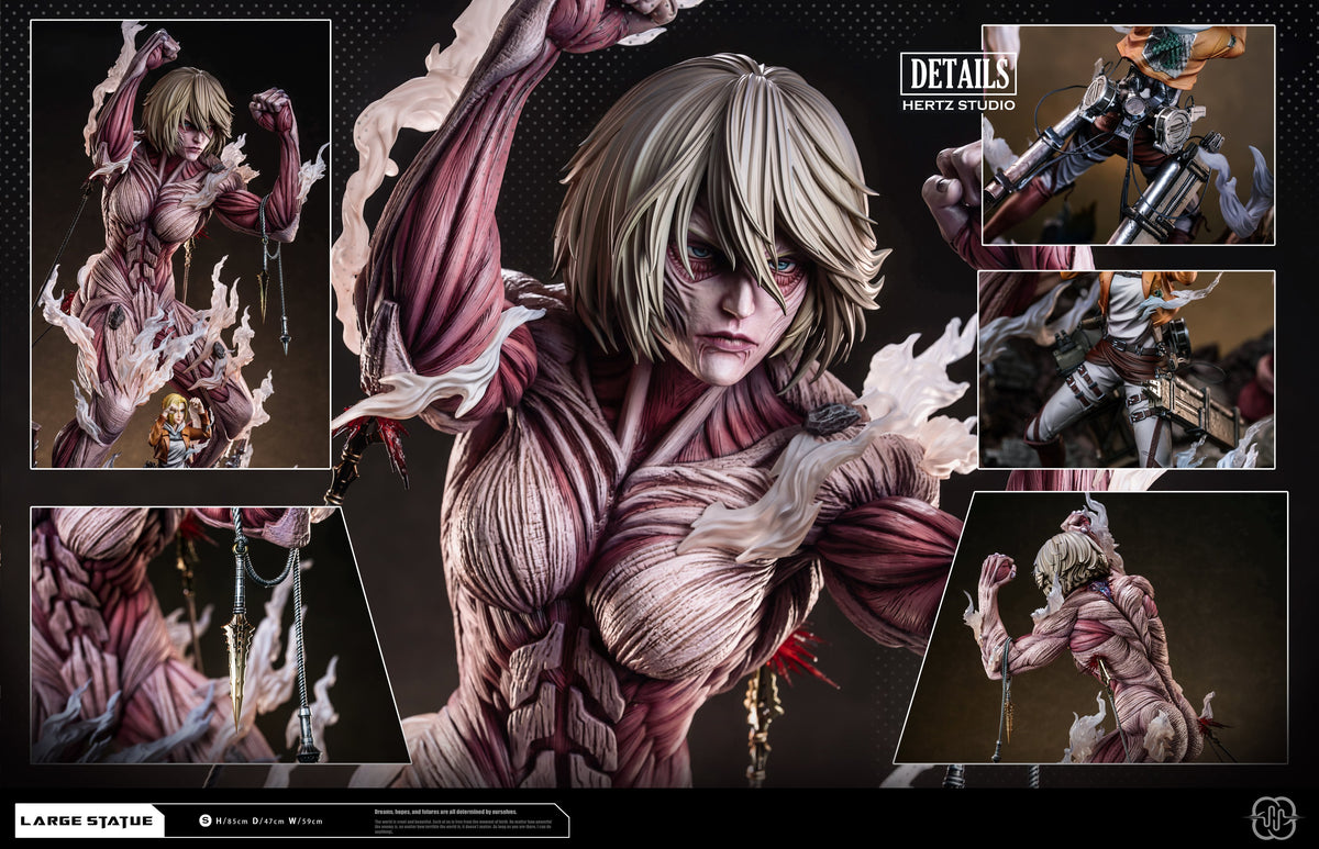 Estatuilla Attack On Titan | Annie Leonhart | Hertz Studio | Tienda Anime | Tico Ofertas Hertz Studio