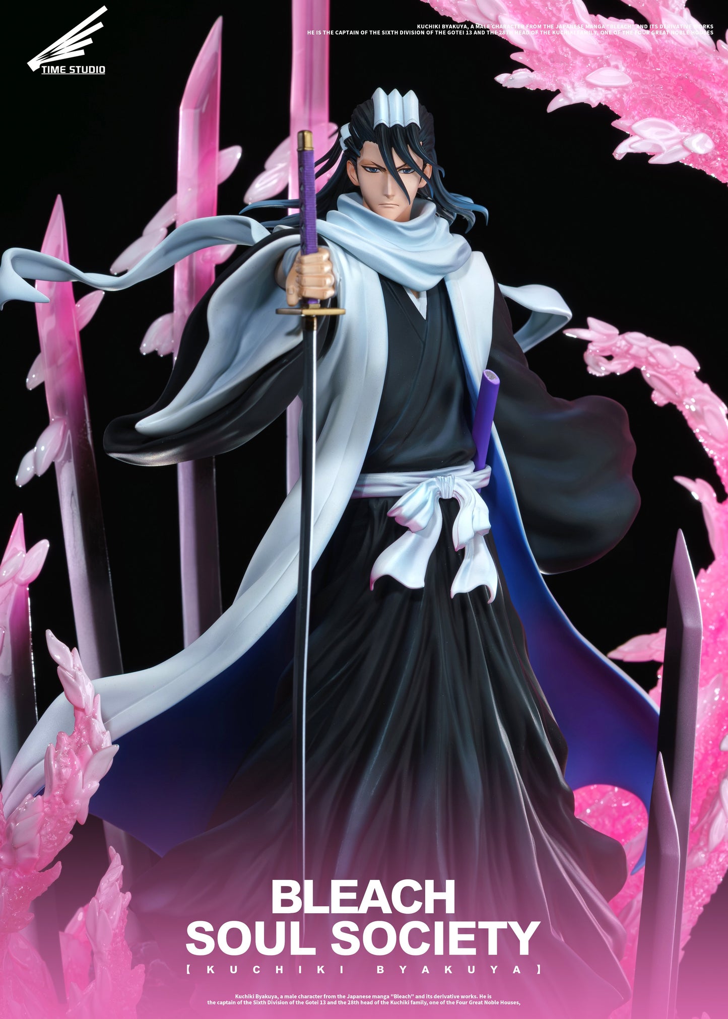 Estatuilla Bleach | Byakuya Kuchiki | TIME Studio | Tienda Anime Costa Rica | Tico Ofertas TIME Studio