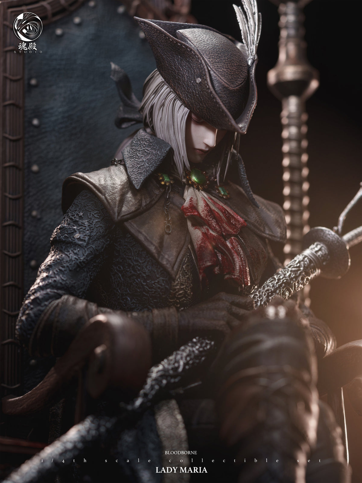Figura de colección Estatuilla Bloodborne | Lady Maria of the Astral Clocktower 3.0 | HunDian Studio