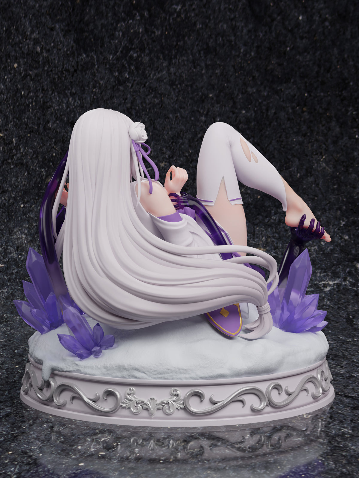 Estatuilla Re:ZERO – Starting Life in Another World | Emilia | Crown Studio | Tienda Anime Costa Rica | Tico Ofertas Crown Studio