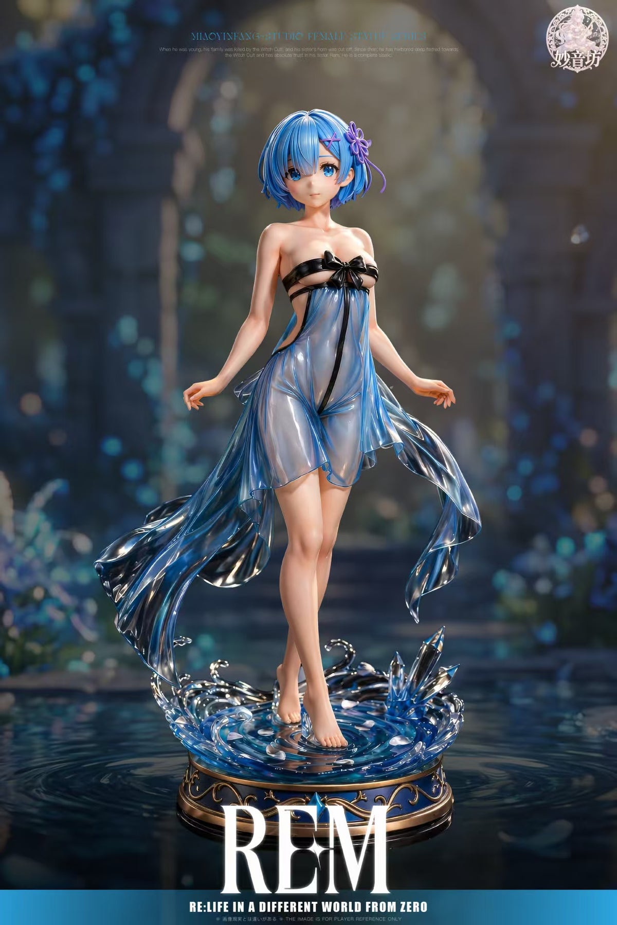 Estatuilla Re:ZERO – Starting Life in Another World | Rem (Blue Tulle) | Miao Yin Fang Studio | Tienda Anime Costa Rica | Tico Ofertas Dream Maker Studio