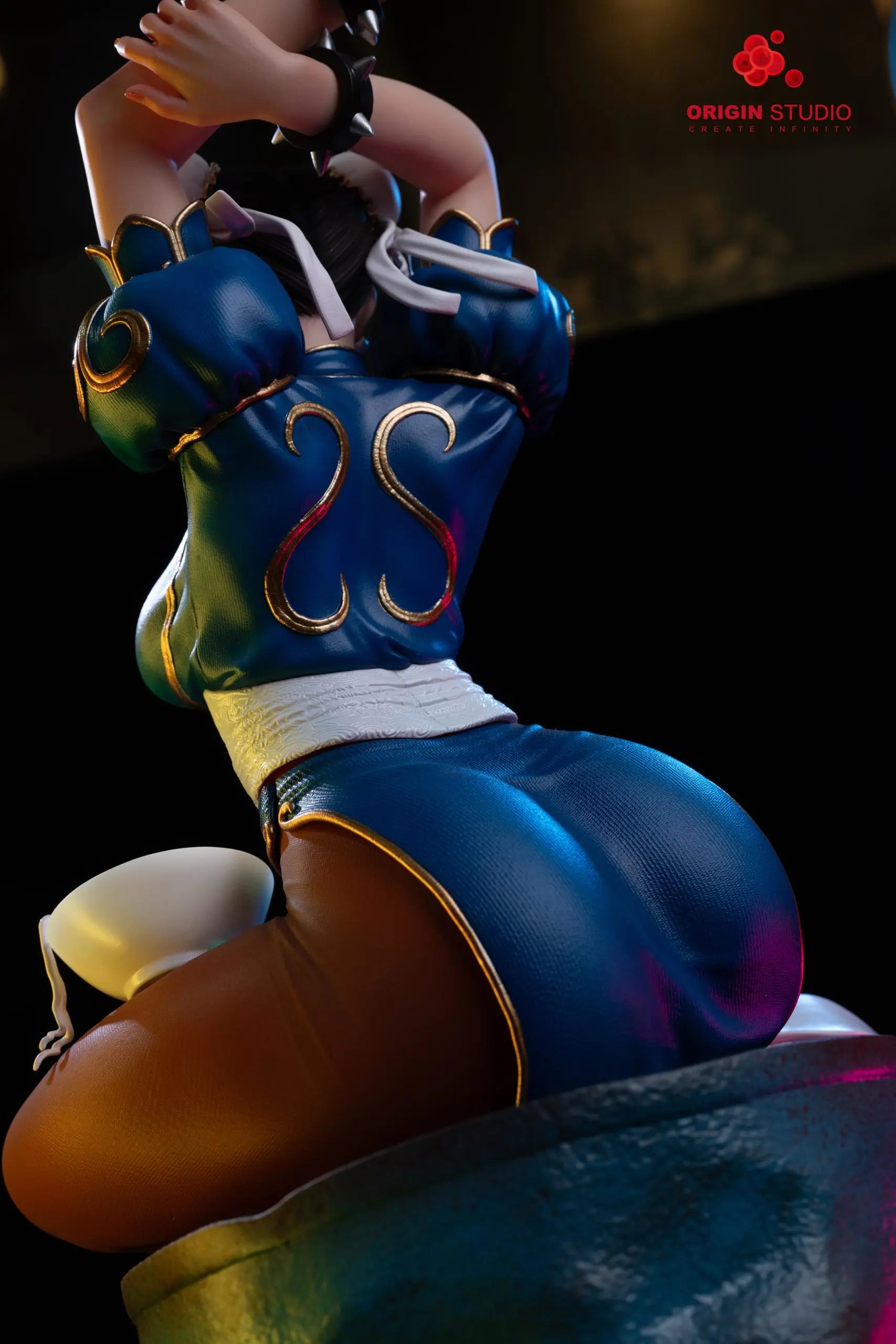 Black Estatuilla Street Fighter | Chun-Li | ORIGIN Studio | Tienda Anime | Tico Ofertas