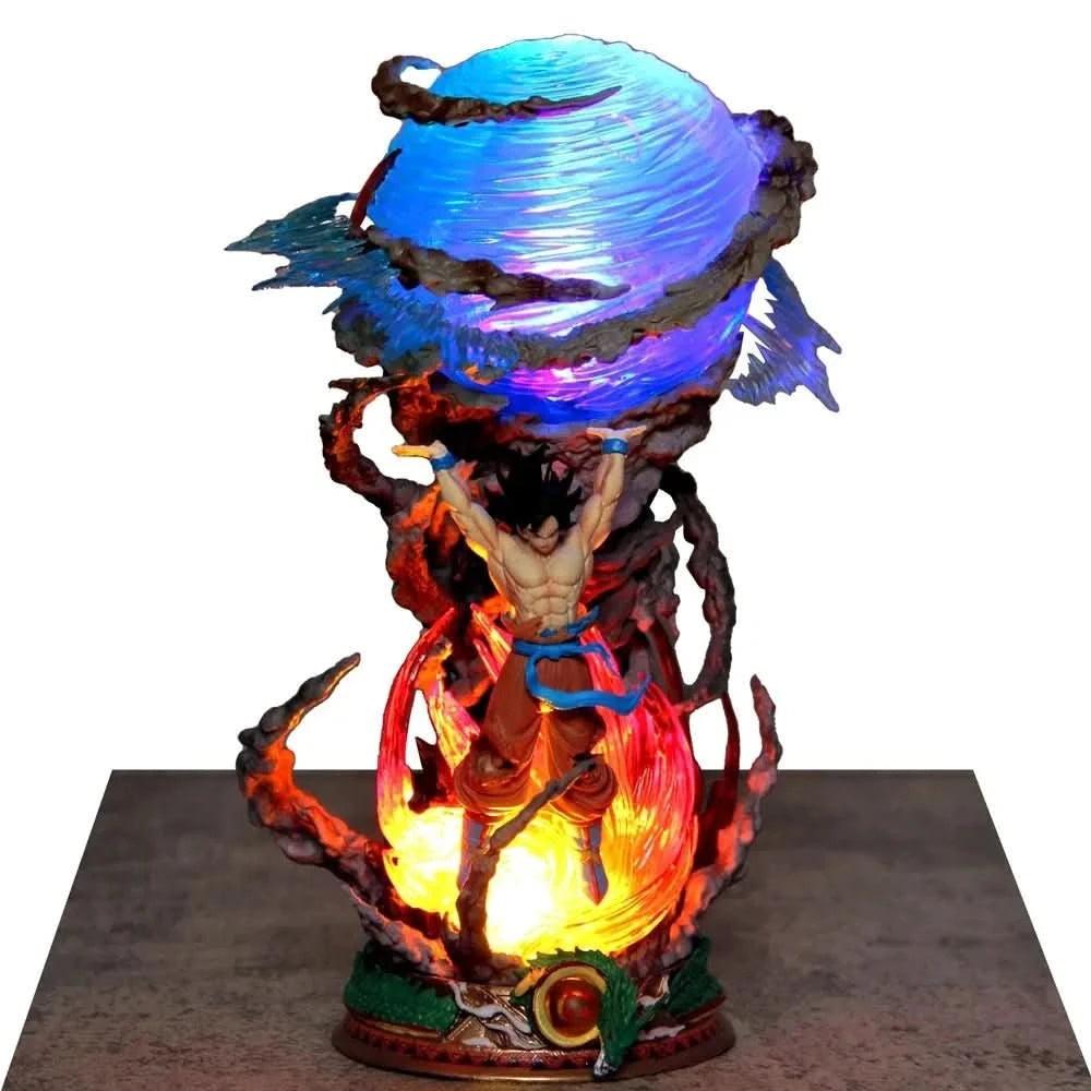 Dark Slate Gray Figura Anime 23CM Dragon Ball Z - Goku Super Spirit Bomb Action Figure GK PVC | Tienda Anime Costa Rica - Tico Ofertas