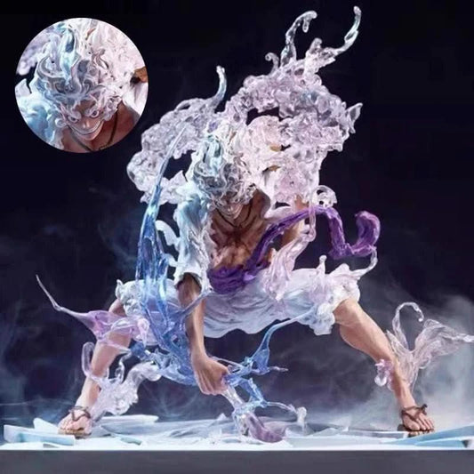 Thistle Figura Anime 23CM Gear 5 Luffy One Piece - Monkey D. Luffy Sun God Action Figure GK PVC | Tienda Anime Costa Rica - Tico Ofertas