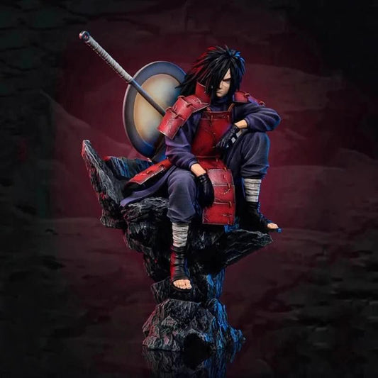 Black Figura Anime 29CM Naruto - Uchiha Madara | Figuras Anime Costa Rica, Modelo de Acción PVC, Colección y Decoración de Escritorio