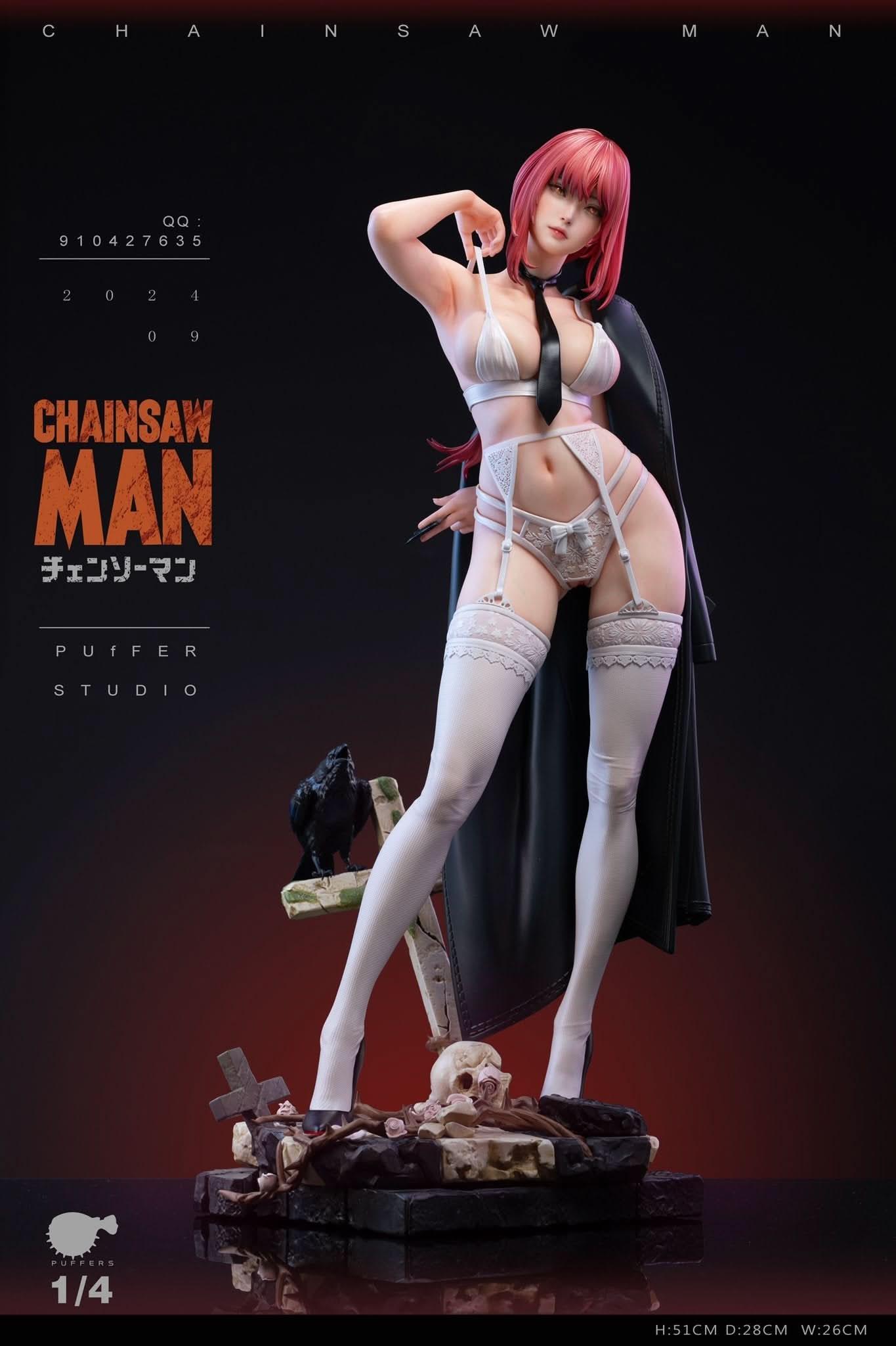Black Figura Anime Chainsaw Man | Makima de Puffer Studio | Tienda Anime Costa Rica - Tico Ofertas