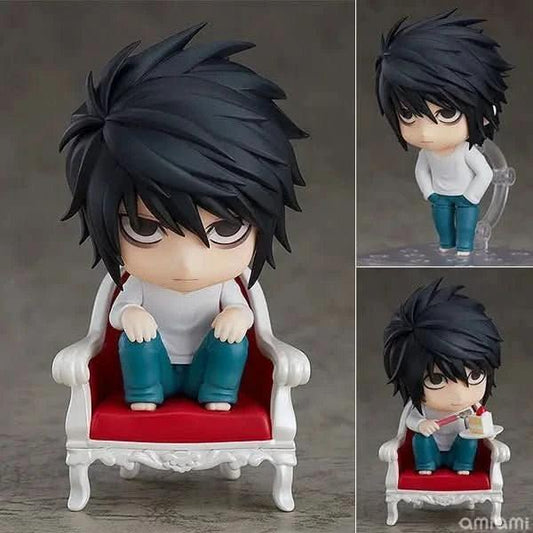 Dark Slate Gray Figura Anime Death Note 10CM - L y Yagami Light (Modelos 1160# y 1200#) | Figuras Anime Costa Rica, Juguetes de PVC para Colección y Modelo de Cartoon