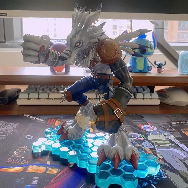 Figura Anime Digimon Adventure 20cm - Metal Garurumon | Estatua de Acción PVC Coleccionable y Regalo en Costa Rica - Tico Ofertas