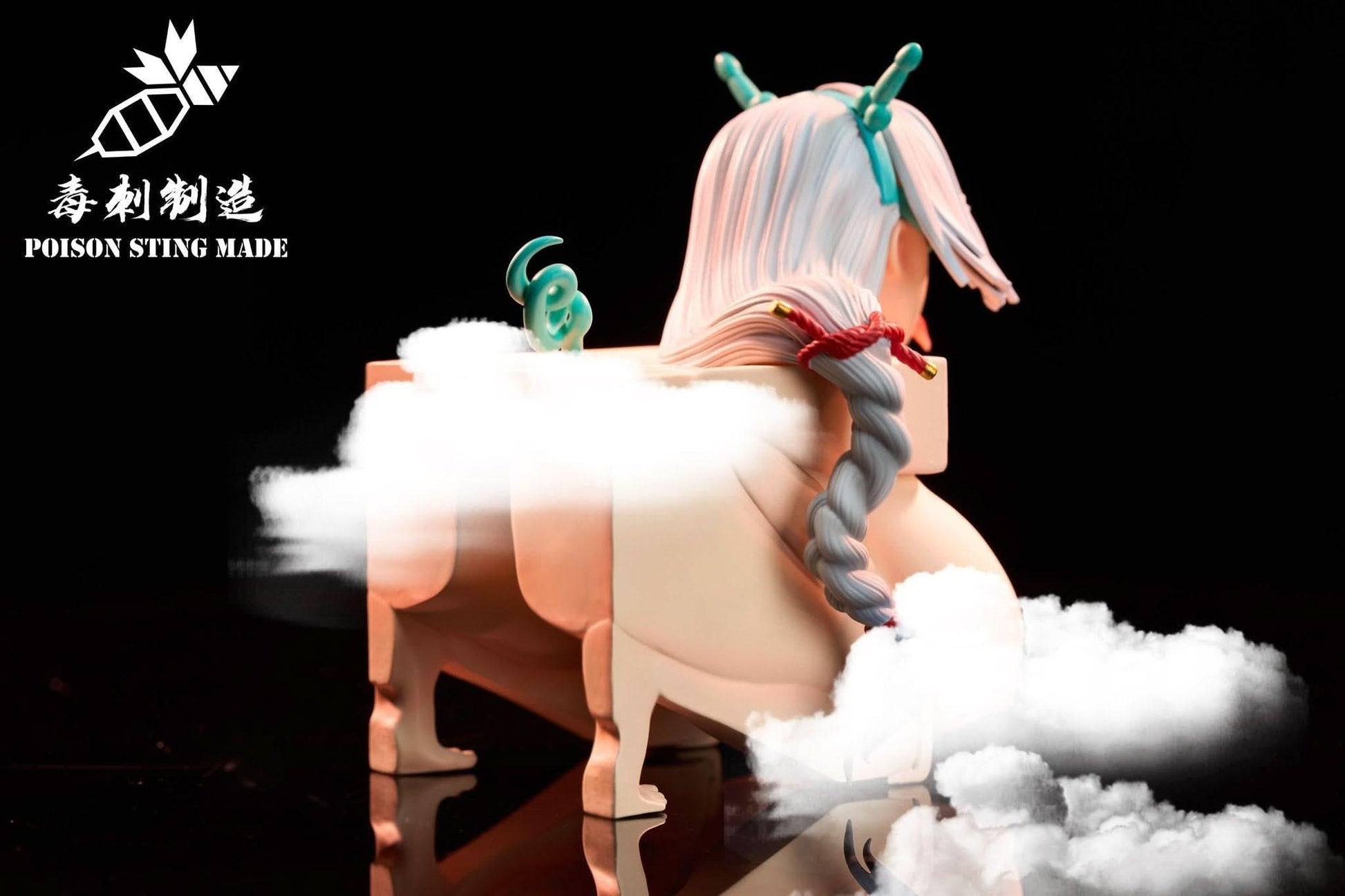 Black Figura Anime POISON STING MADE Studio - Genshin Impact Sow Series: White Sow Shenhe | Tienda Anime Costa Rica - Tico Ofertas