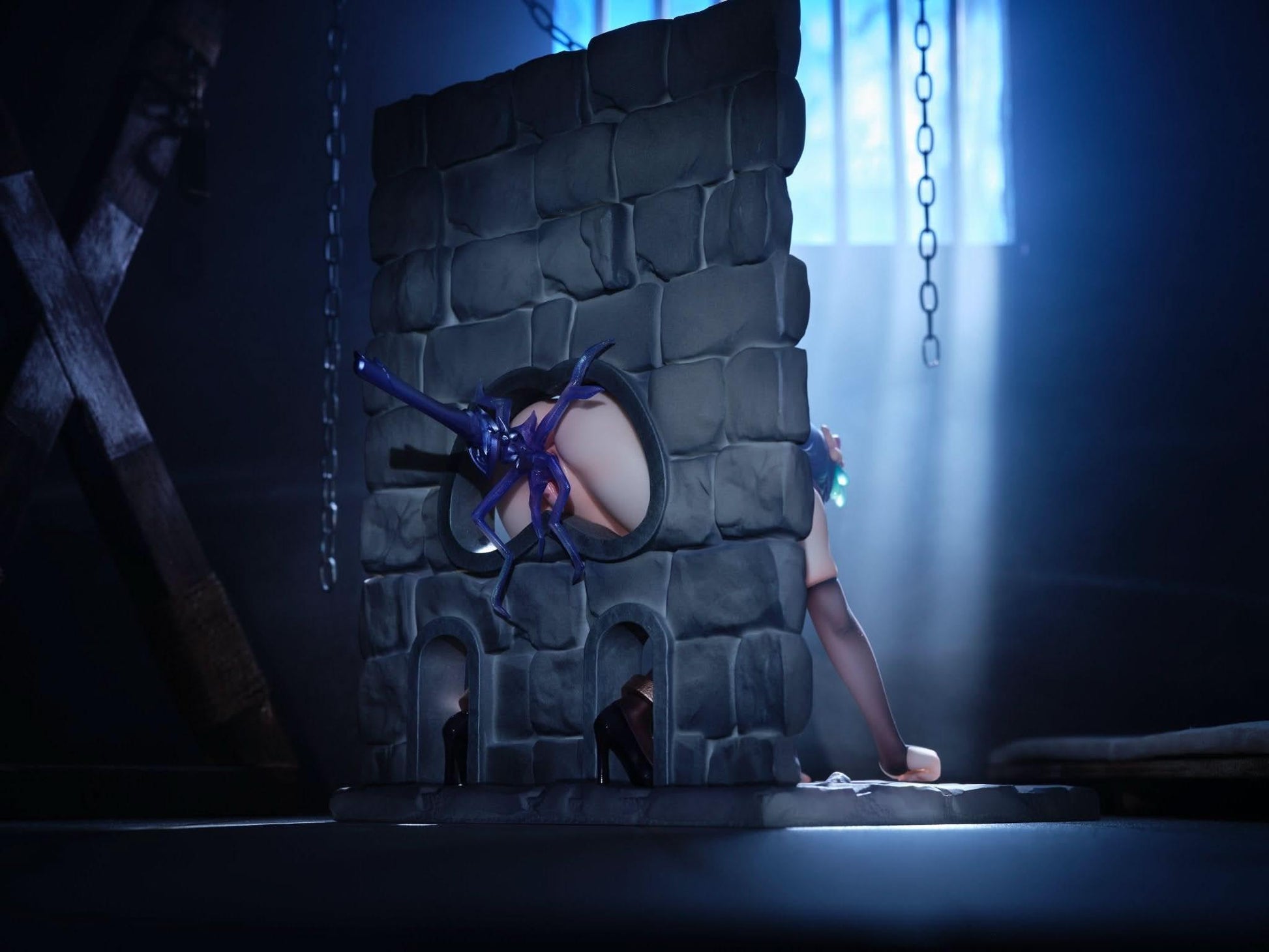 Black Figura Anime Starry Sky Studio - Genshin Impact Beelzebul Training Series | Tienda Anime Costa Rica - Tico Ofertas