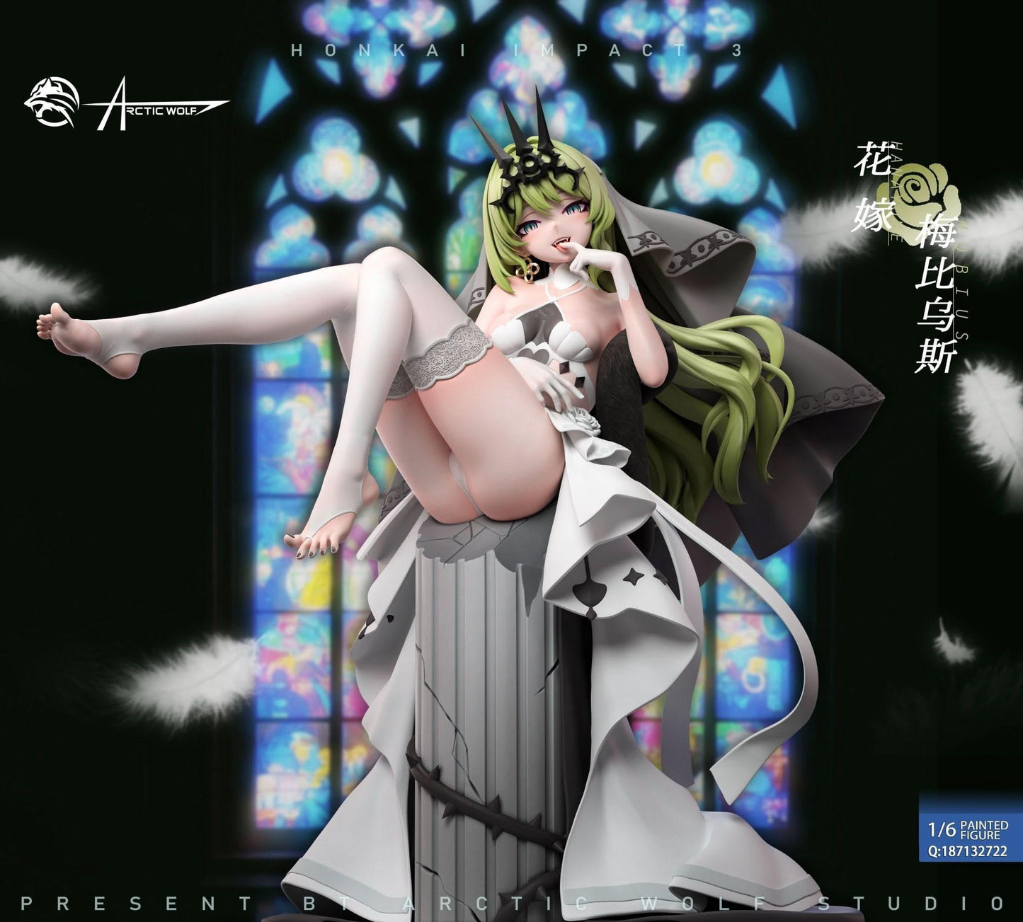 Gray Figura Arctic Wolf Studio - Honkai Impact Wedding Dress Mobius GK Statue | Figuras Anime Costa Rica, Modelo Coleccionable Premium  | Tico ofertas