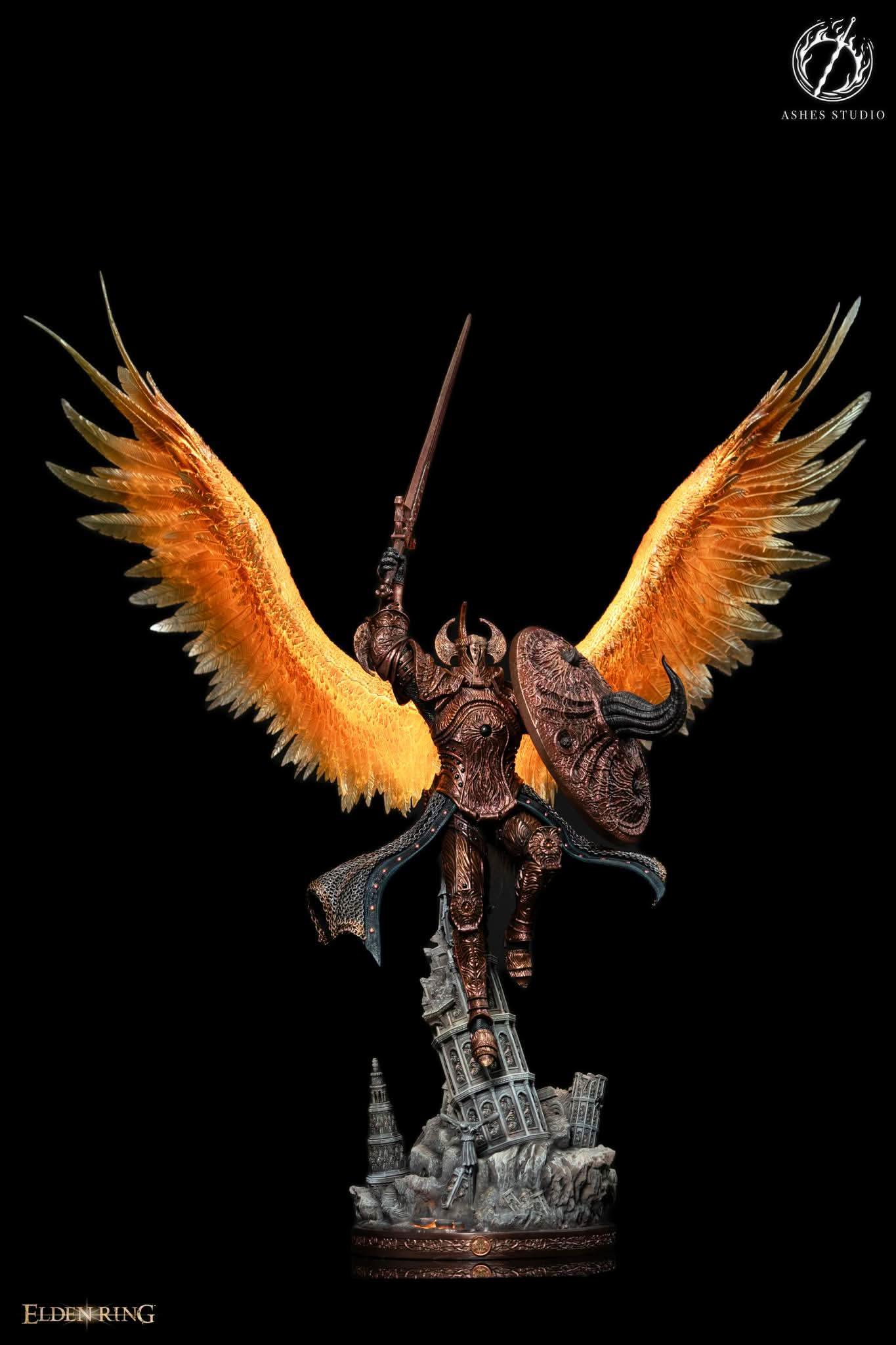 Black Figura Ashes Studio - Elden Ring Crucible Knight: Aspects of the Crucible - Wings (GK Statue) | Figuras Anime Costa Rica, Modelo Coleccionable Premium  | Tico ofertas