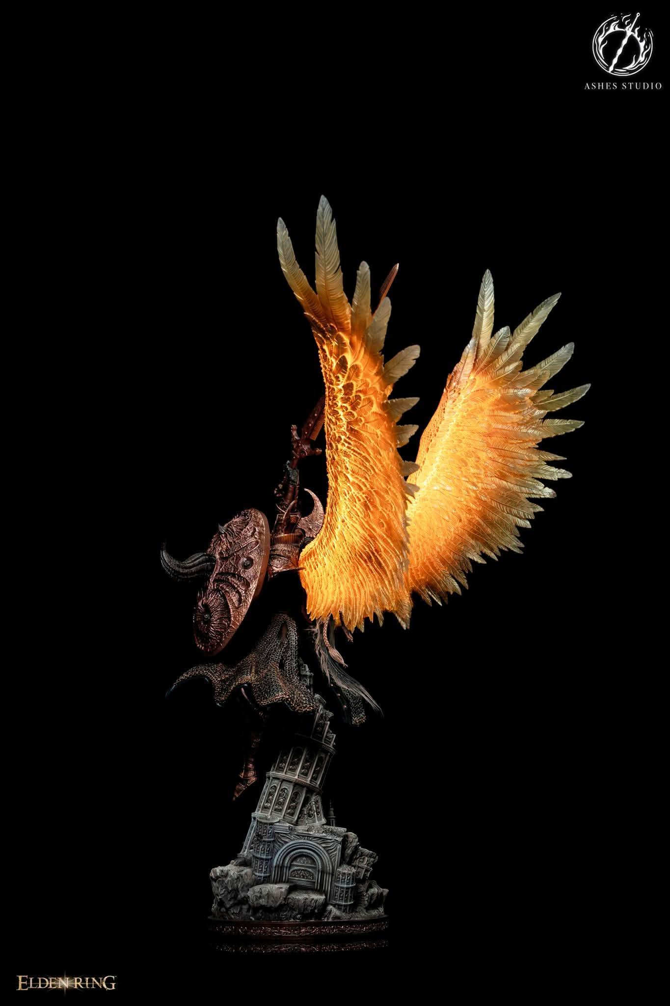 Black Figura Ashes Studio - Elden Ring Crucible Knight: Aspects of the Crucible - Wings (GK Statue) | Figuras Anime Costa Rica, Modelo Coleccionable Premium  | Tico ofertas