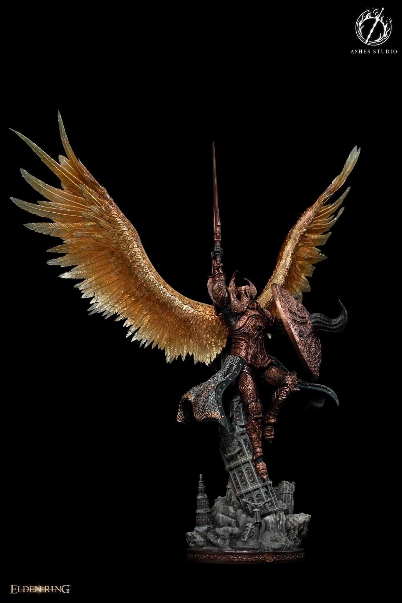 Black Figura Ashes Studio - Elden Ring Crucible Knight: Aspects of the Crucible - Wings (GK Statue) | Figuras Anime Costa Rica, Modelo Coleccionable Premium  | Tico ofertas