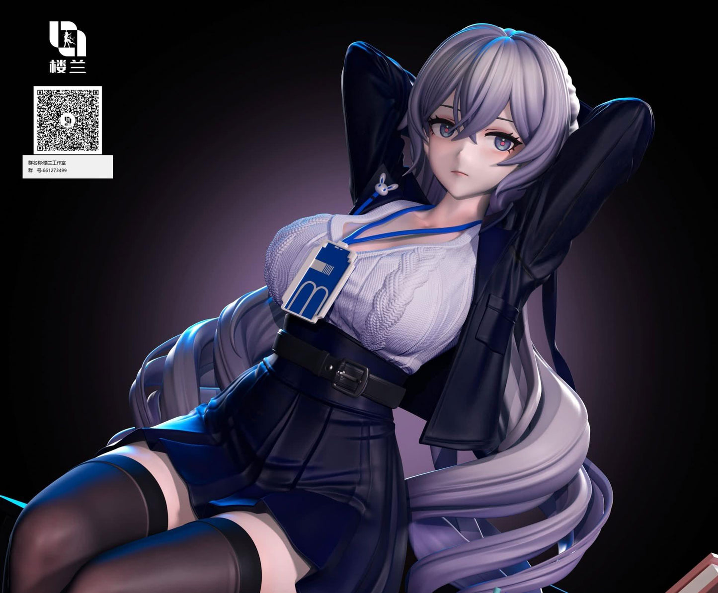 Black Figura Bronya Zaychik - Honkai Impact | Figuras Anime Costa Rica, Creada por Lou Lan Studio