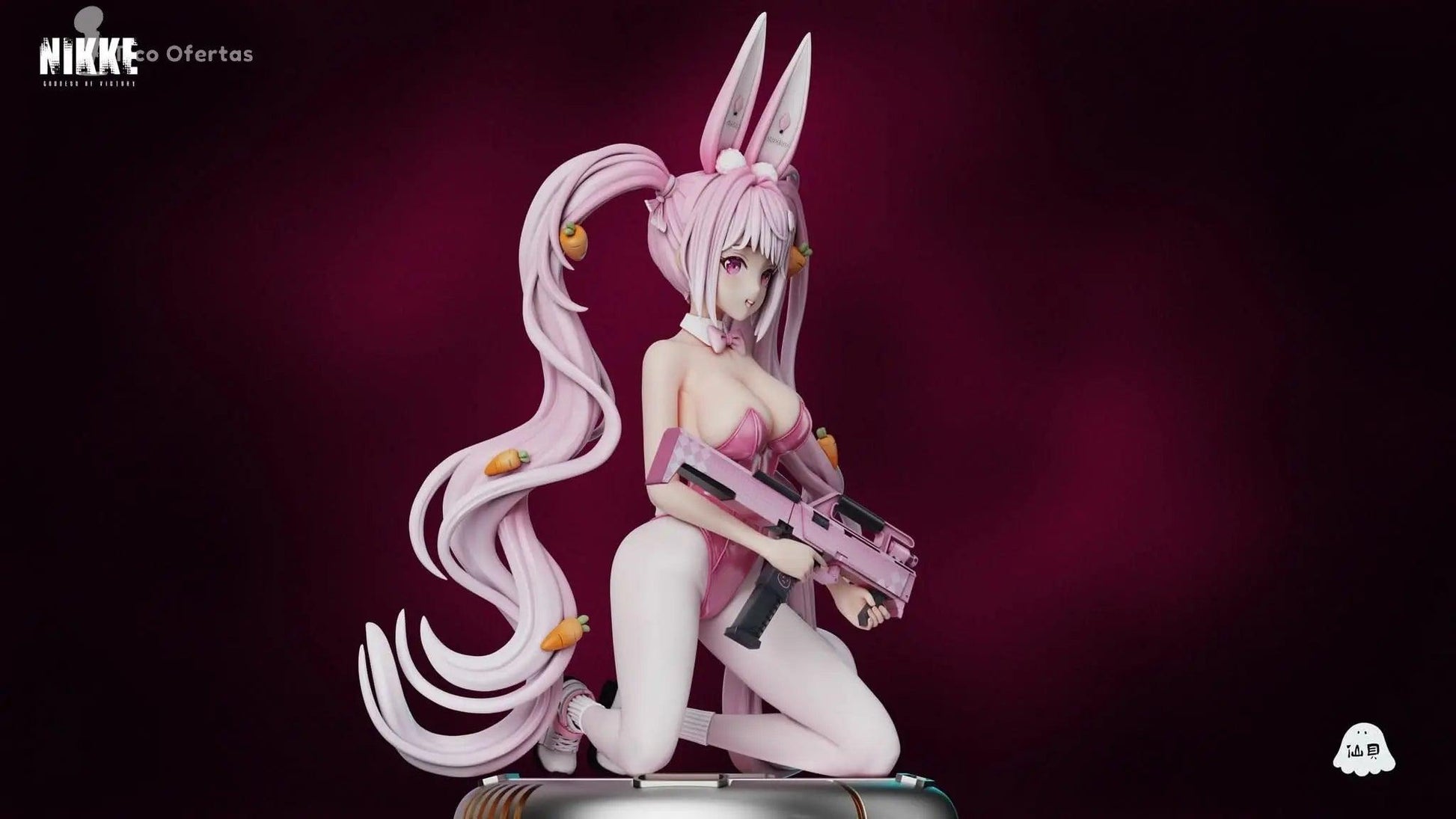 Black Figura de Alice de Shellfish Studio, basada en el popular juego móvil Goddess of Victory: Nikke. Tienda Anime Costa Rica