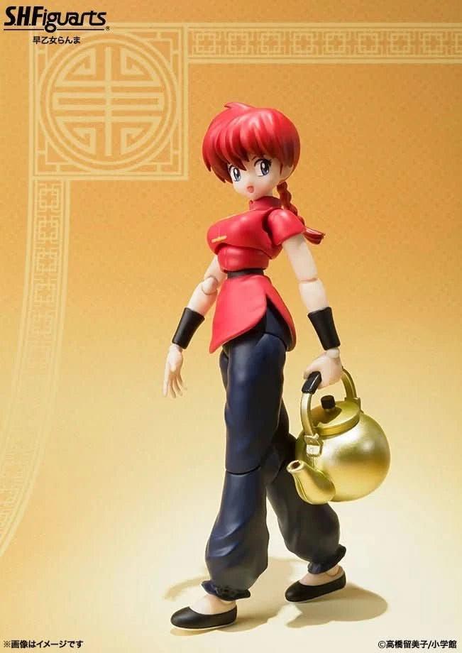 Figura de Acción Bandai Original SHFiguarts Ranma 1/2 - Versión Femenina de Ranma Saotome | Modelo Coleccionable con Articulaciones Activas en Costa Rica - Tico Ofertas