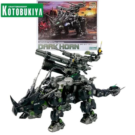 Dark Slate Gray Figura de Acción Original KOTOBUKIYA HMM ZOIDS 1/72 ZD043R DPZ-10 DARK HORN | Modelo Coleccionable y Juguete para Niños en Costa Rica