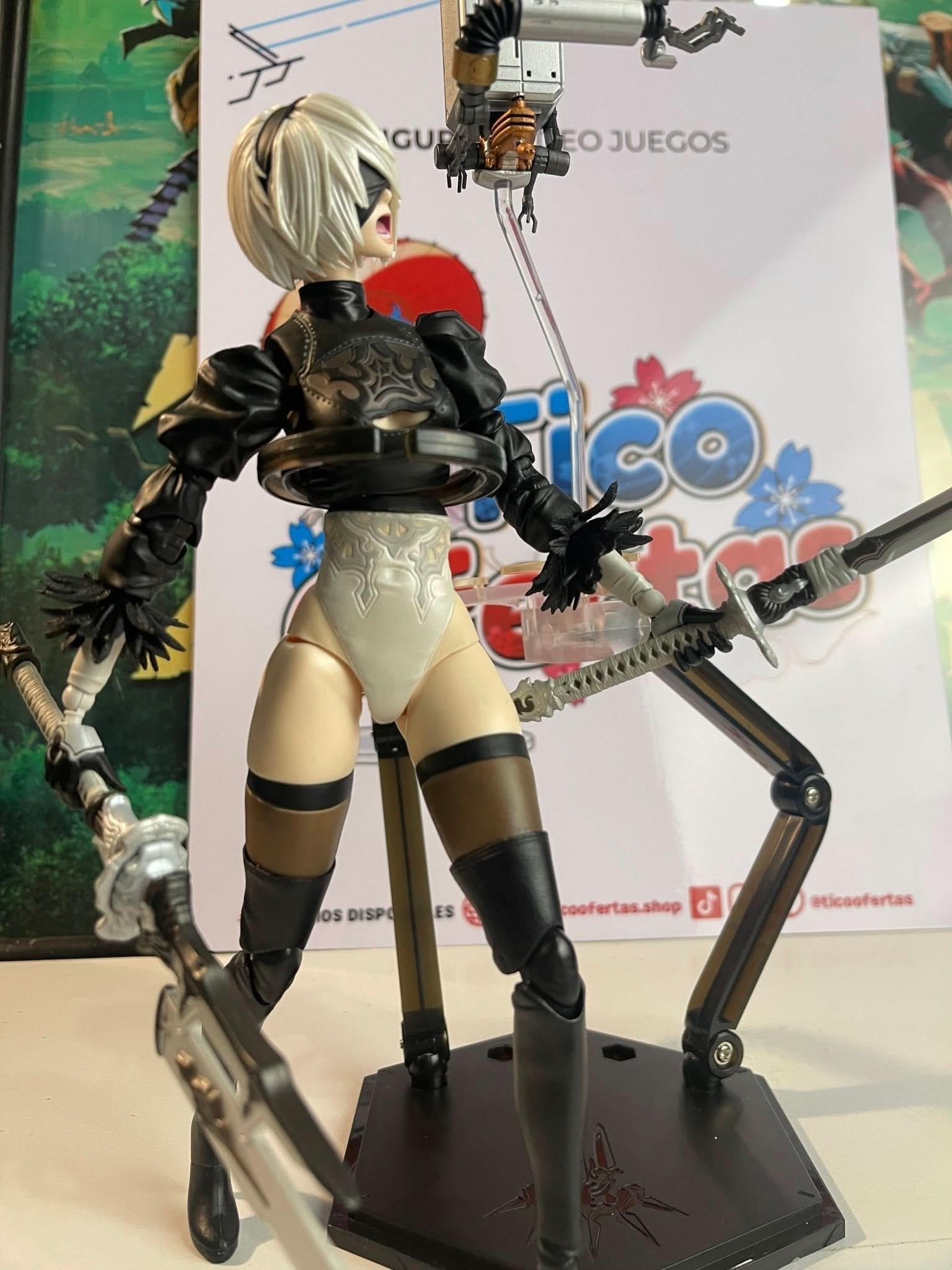 Dark Slate Gray Figura de Acción Play Arts Kai - NieR 2B Tipo B DX Edición Deluxe 26CM | Tienda Anime Costa Rica - Tico Ofertas