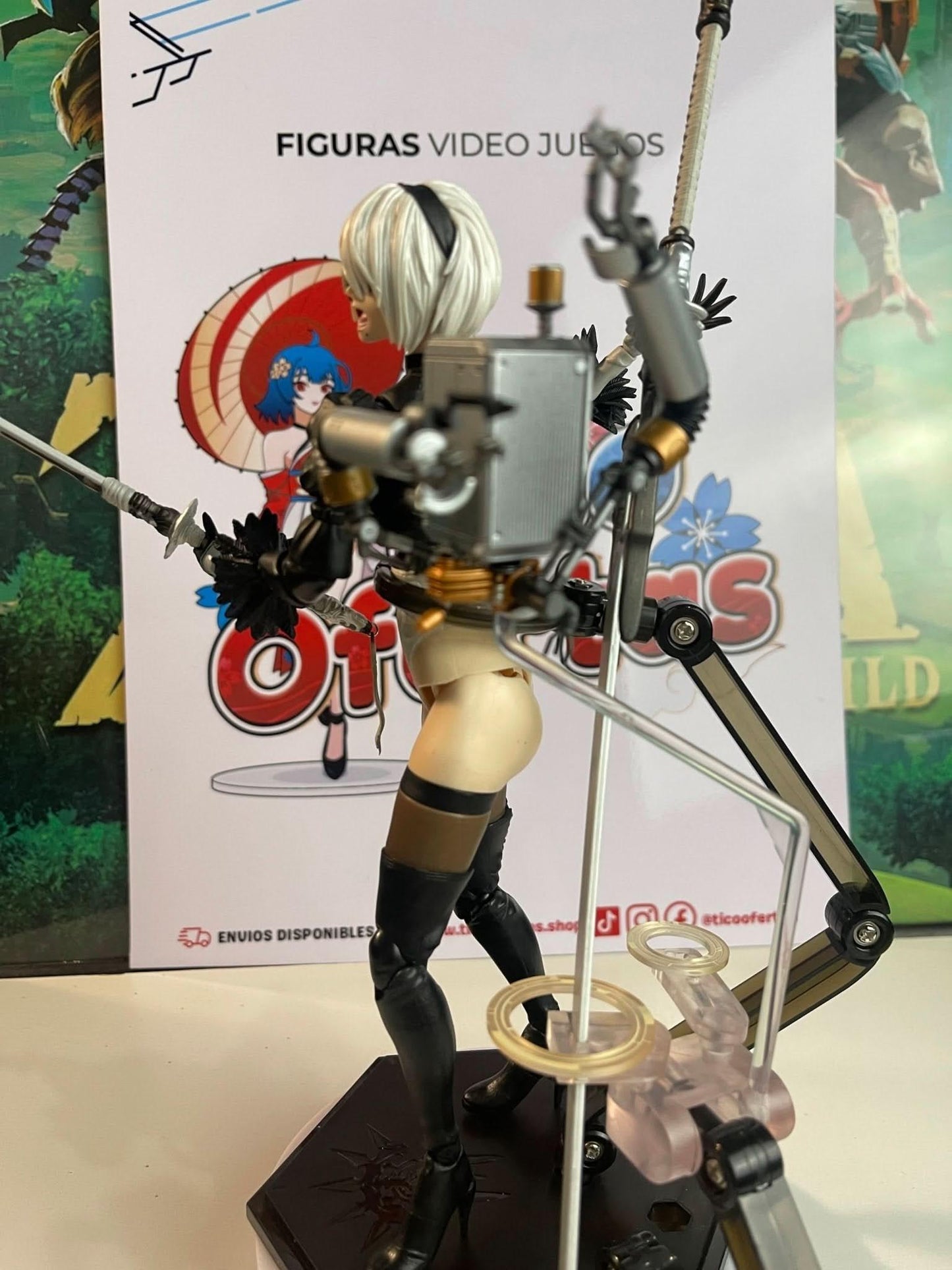 Figura de Acción Play Arts Kai - NieR 2B Tipo B DX Edición Deluxe 26CM | Tienda Anime Costa Rica - Tico Ofertas - Tico Ofertas