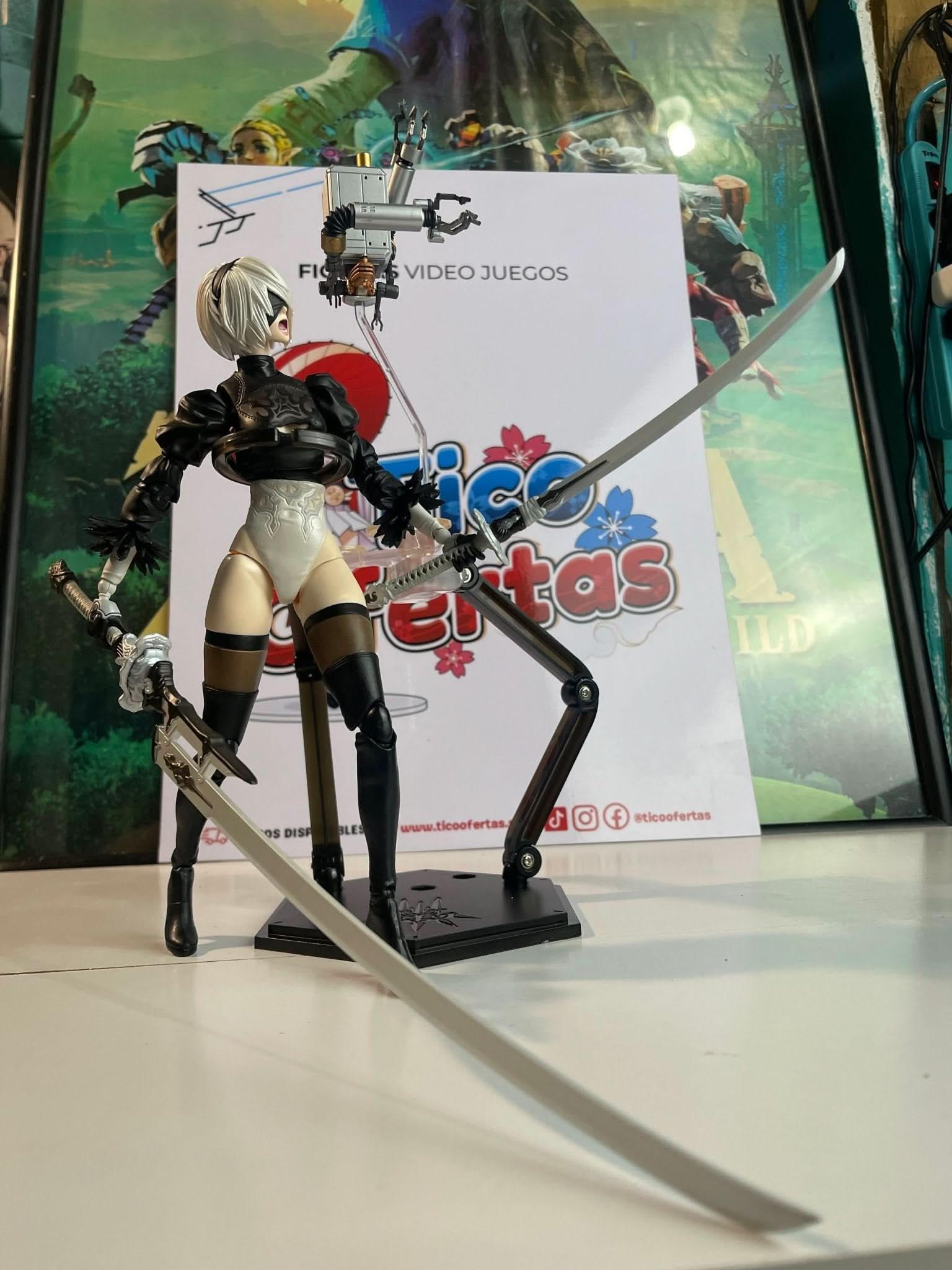 Gray Figura de Acción Play Arts Kai - NieR 2B Tipo B DX Edición Deluxe 26CM | Tienda Anime Costa Rica - Tico Ofertas