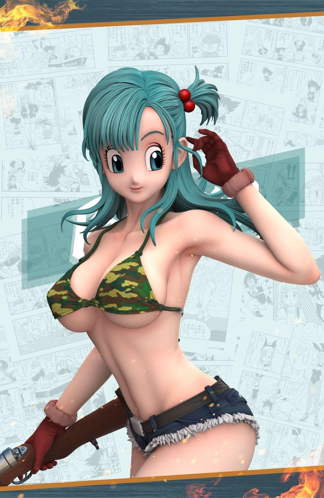 Dark Slate Gray Figura de Bulma  Dragon Ball tienda Anime costa rica tico ofertas