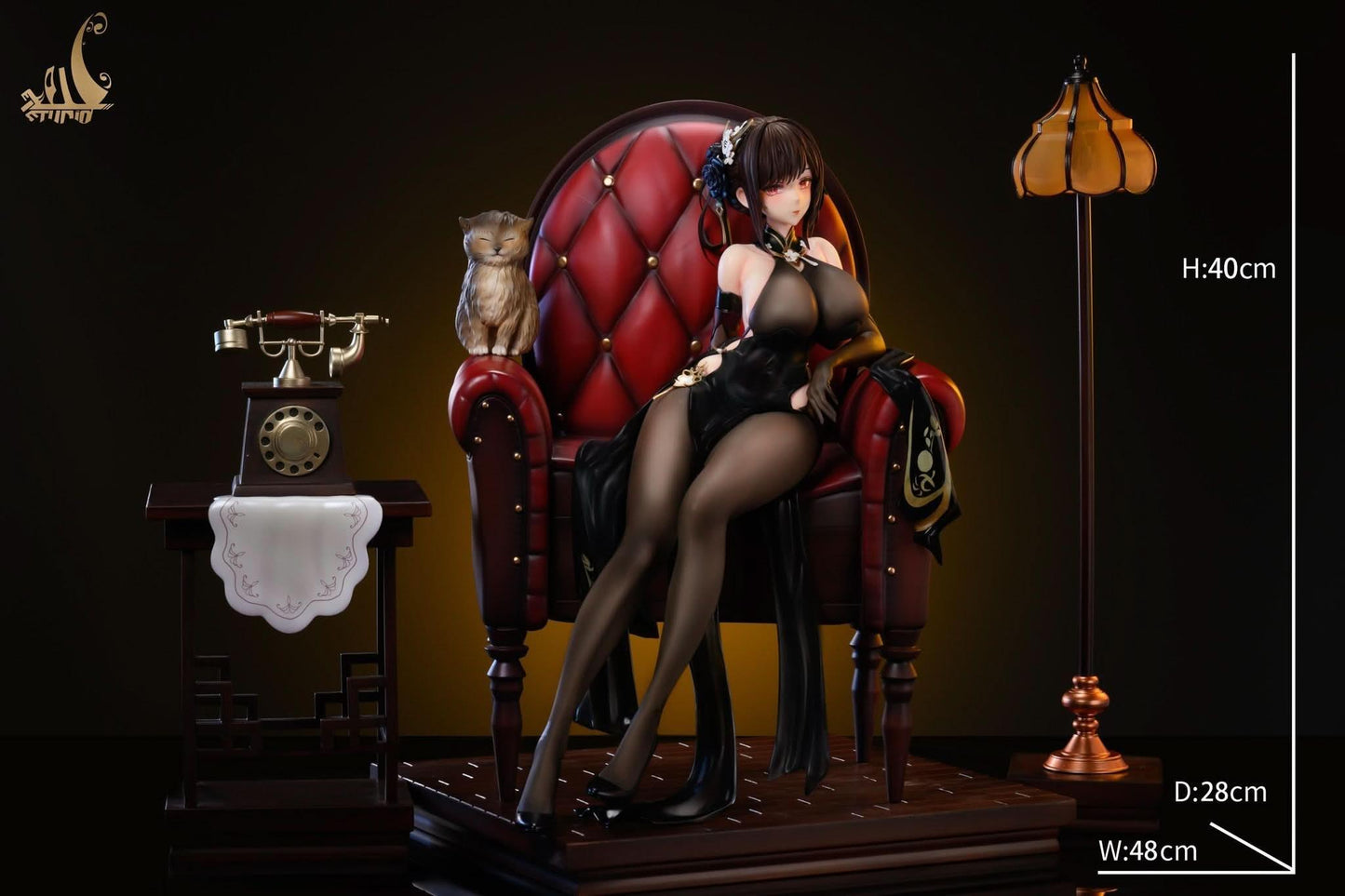 Black figura de Chen Hai de Xpic Studio, perfecta para los fanáticos de Azur Lane y los coleccionistas de figuras GK | Figuras Anime Costa Rica (copia)