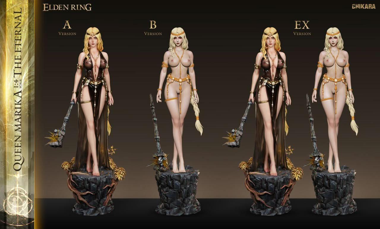 Black Figura Elden Ring  Queen Marika Eternal Chikara Studio  | Figuras Anime Costa Rica