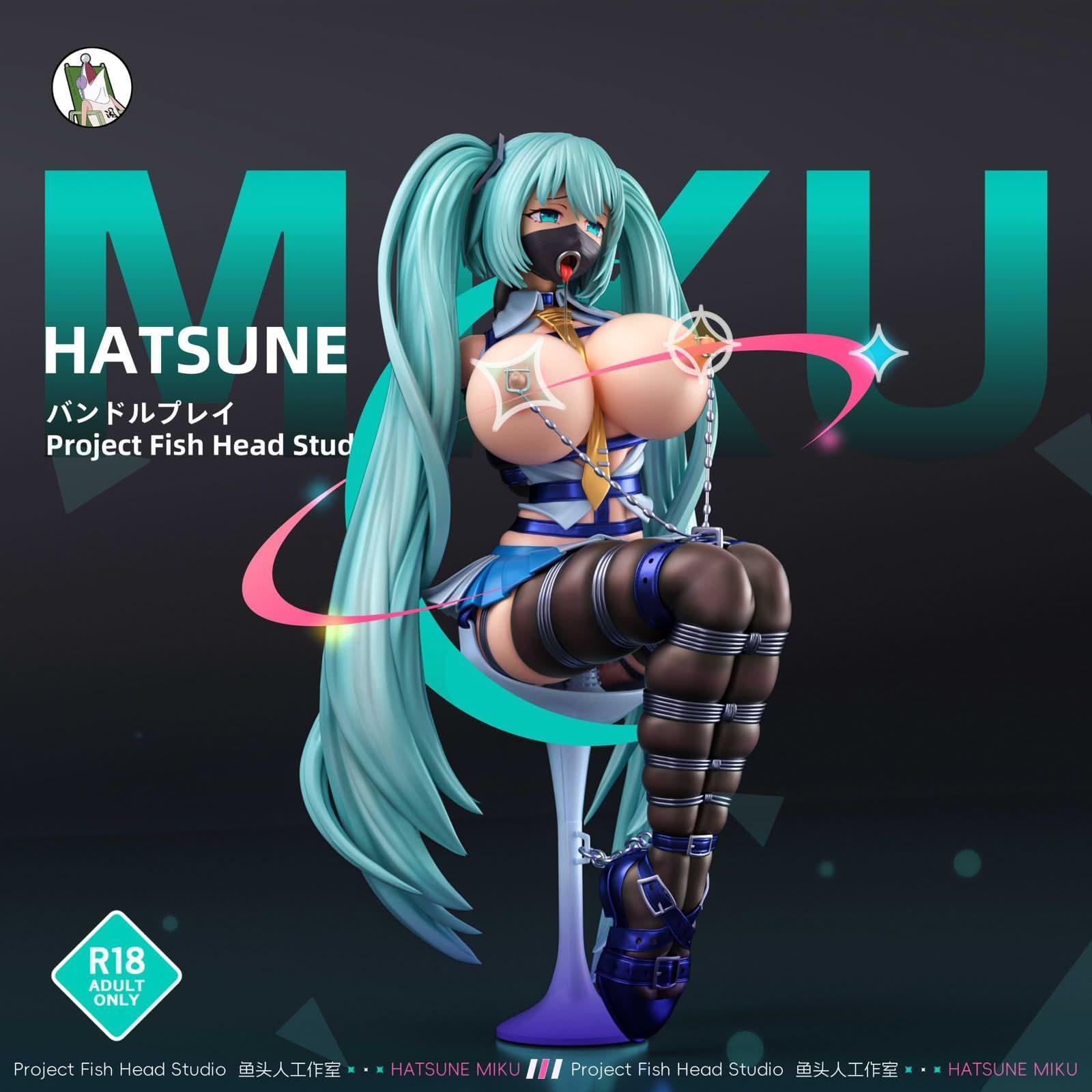 Dark Slate Gray Figura de Hatsune Miku de Fish Head Studio Tienda Figuras Anime Costa Rica