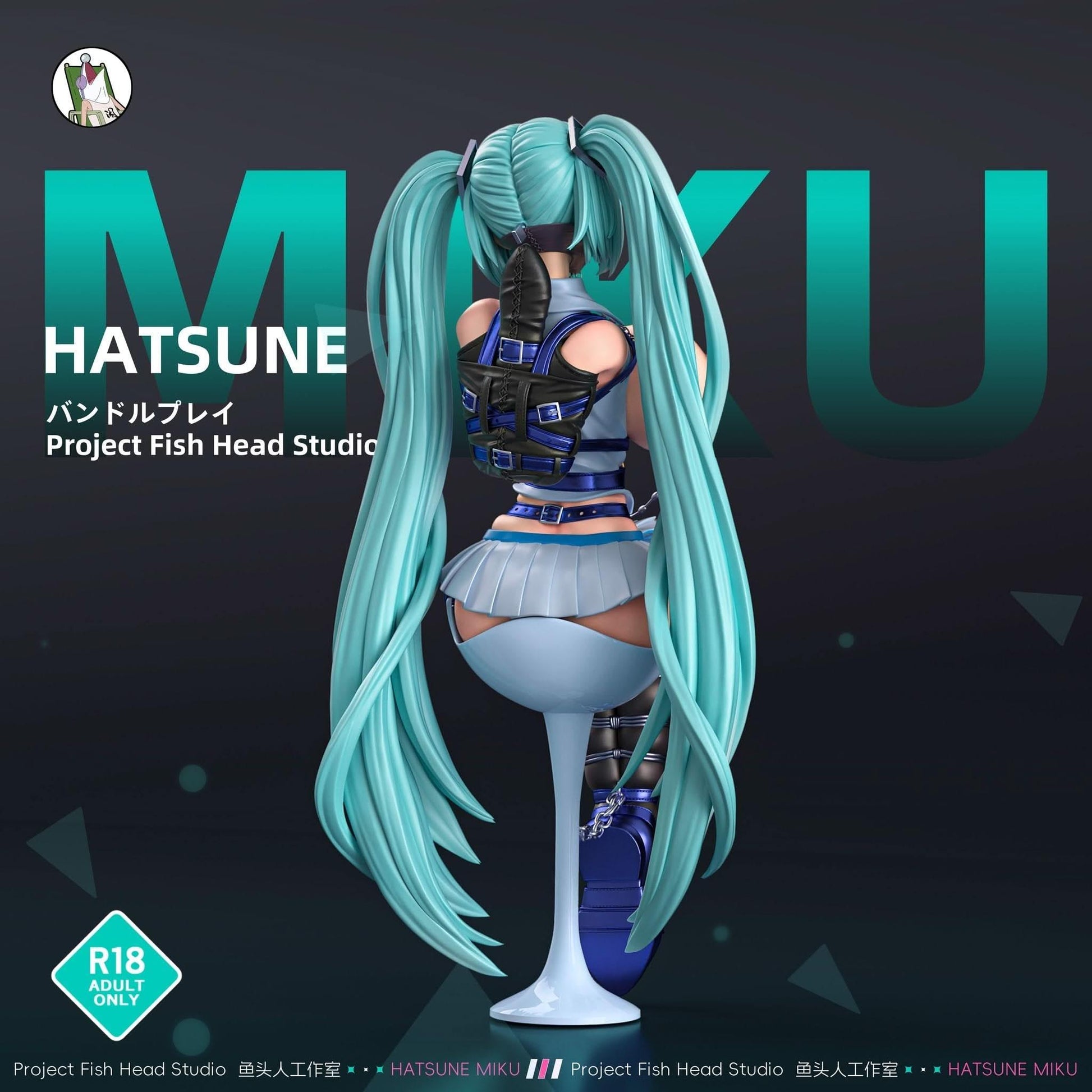 Dark Slate Gray Figura de Hatsune Miku de Fish Head Studio Tienda Figuras Anime Costa Rica