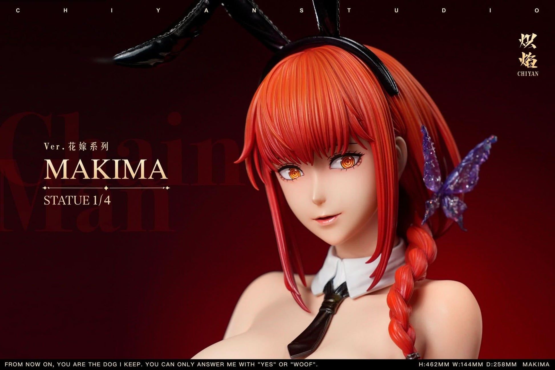 Dark Salmon Figura de Makima en vestido de novia, creada por ChiYan Studio, una pieza única para los fanáticos de Chainsaw Man y los coleccionistas de figuras GK Tienda Anime Costa Rica | Tico Ofertas