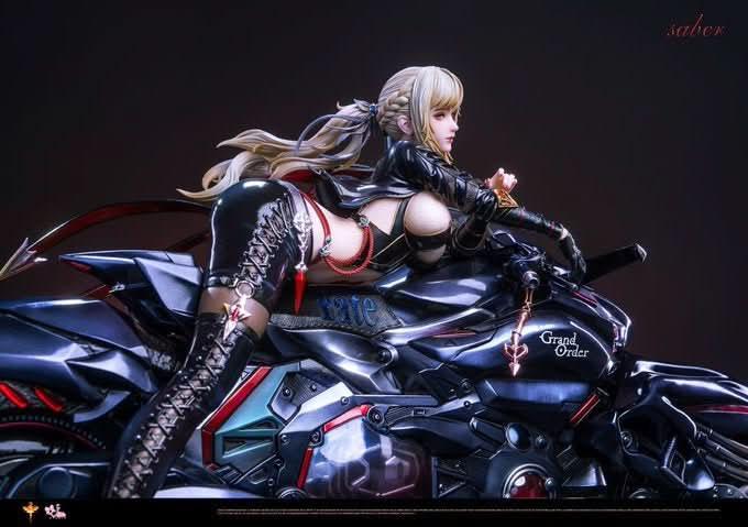 Black Figura DT Studio & UME Studio - Fate Saber·Alter Artria Pendragon Motorcycle | Figuras Anime Costa Rica, Modelo Coleccionable Premium  | Tico ofertas