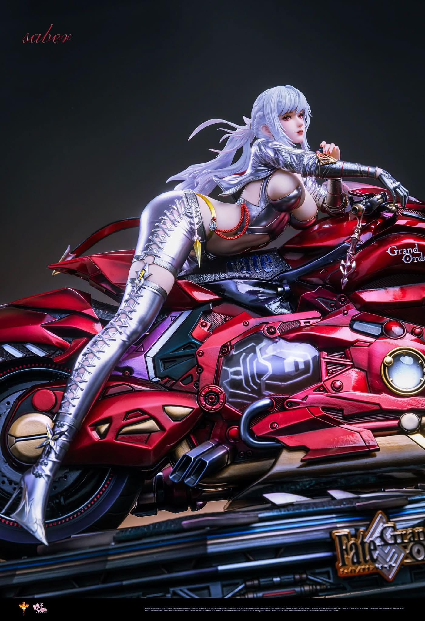 Black Figura DT Studio & UME Studio - Fate Saber·Alter Artria Pendragon Motorcycle | Figuras Anime Costa Rica, Modelo Coleccionable Premium  | Tico ofertas