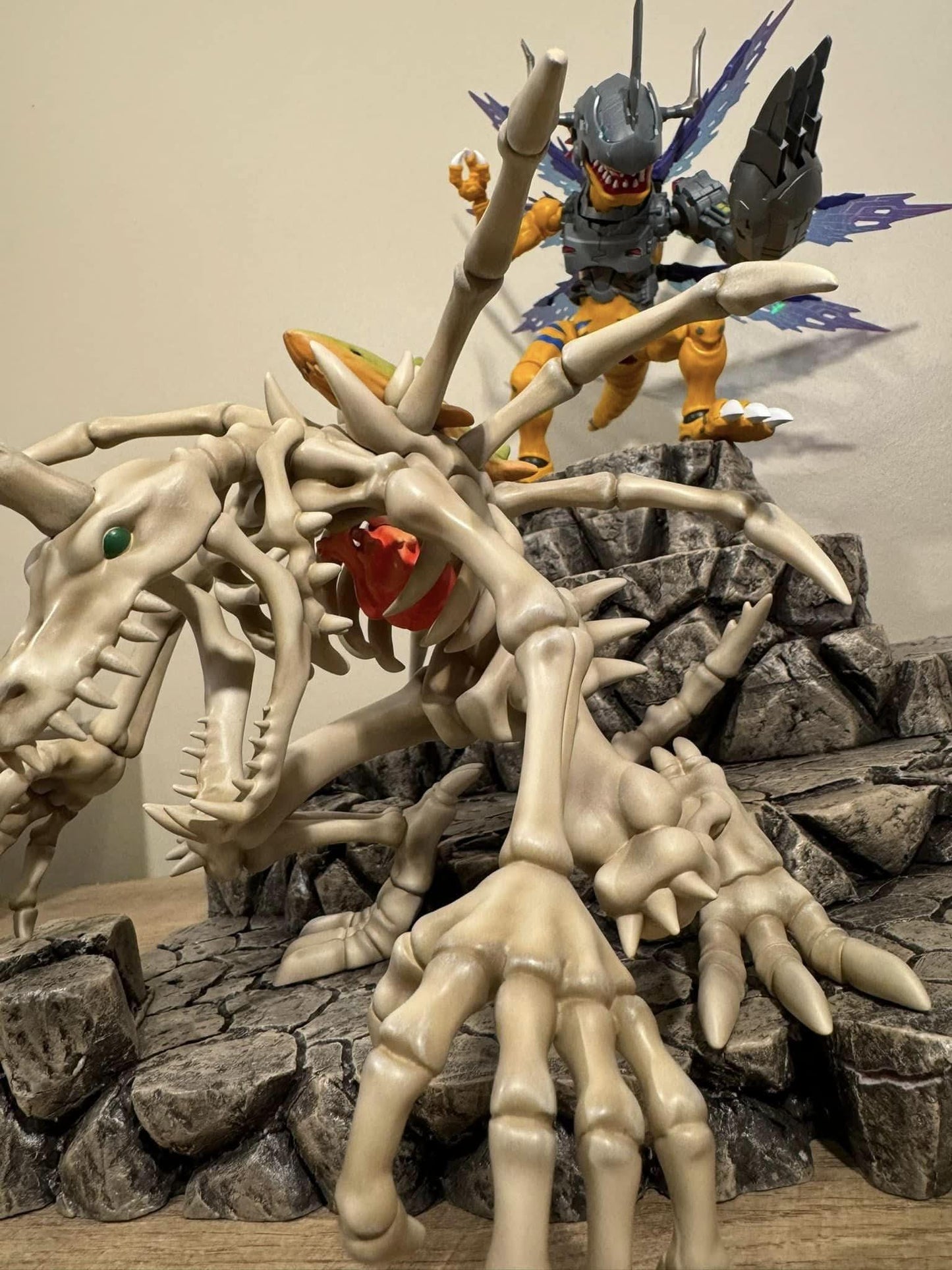 Tan Figura Estatua de Resina - Genesis Studio Digimon Monster Skull Greymon GK | Tienda Anime Costa Rica - Tico Ofertas