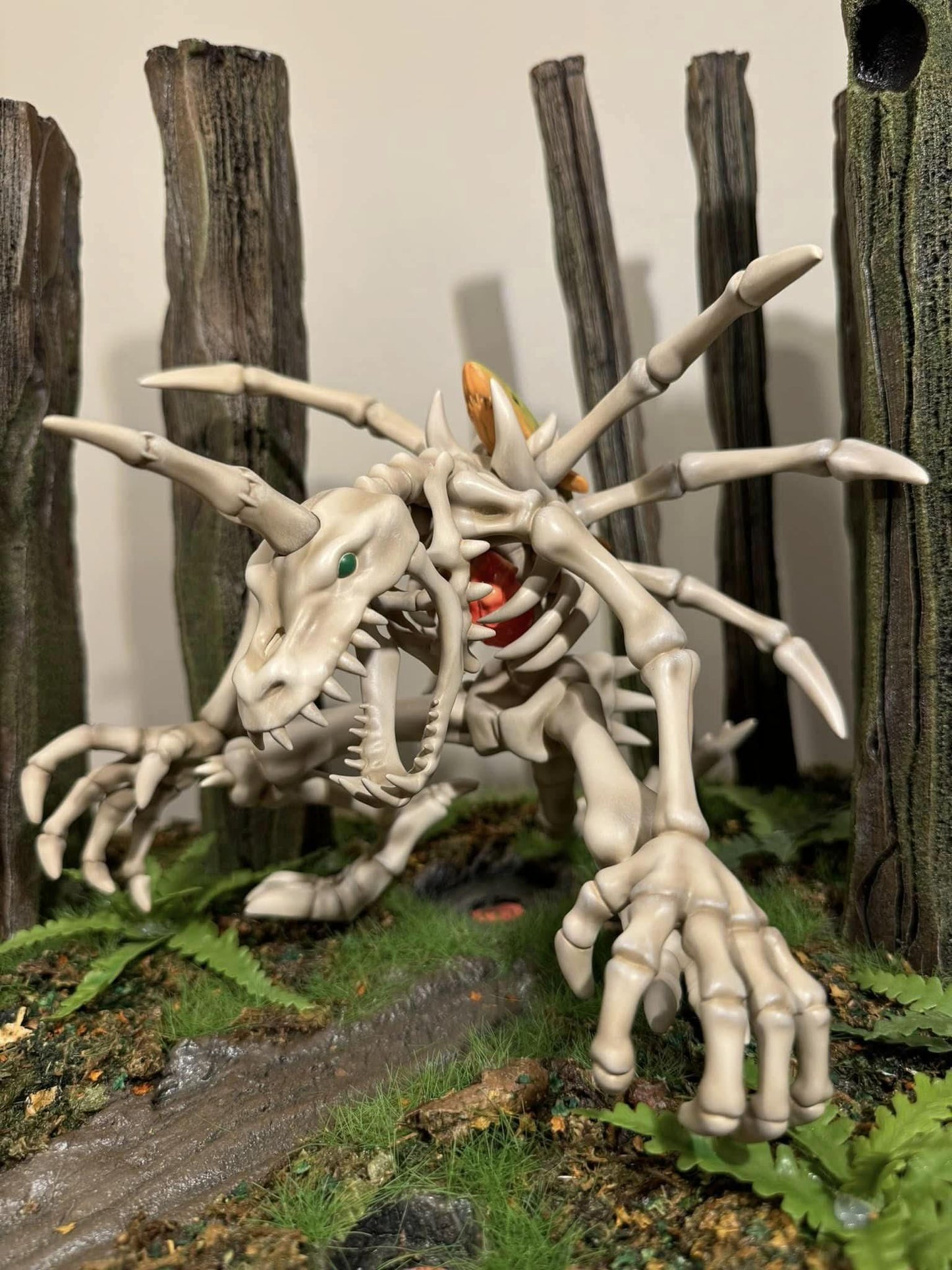 Dark Olive Green Figura Estatua de Resina - Genesis Studio Digimon Monster Skull Greymon GK | Tienda Anime Costa Rica - Tico Ofertas