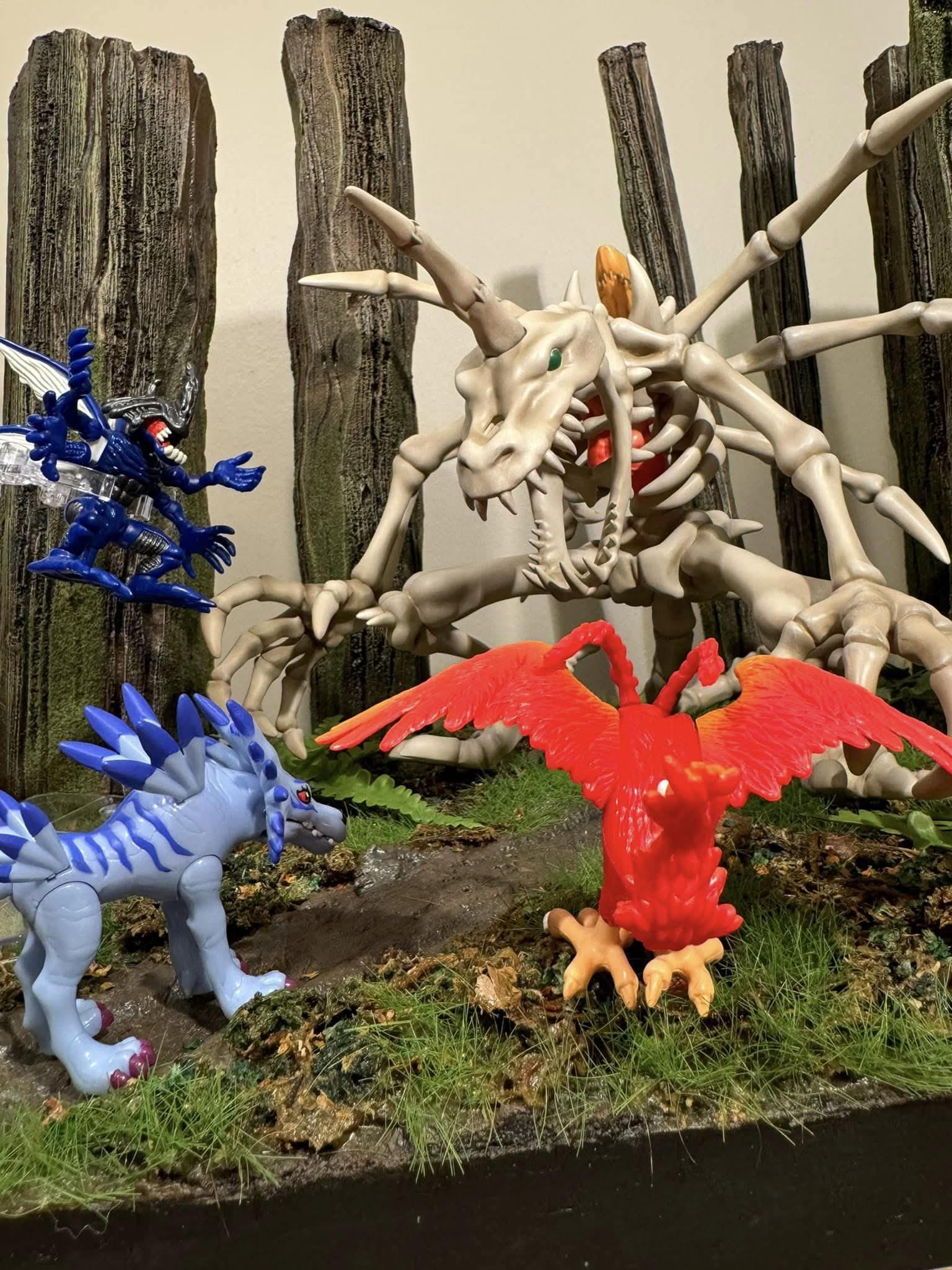 Dark Slate Gray Figura Estatua de Resina - Genesis Studio Digimon Monster Skull Greymon GK | Tienda Anime Costa Rica - Tico Ofertas