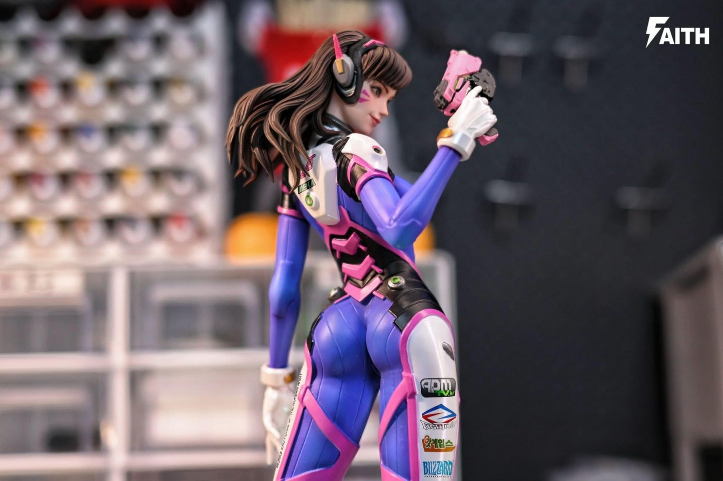 Dark Slate Gray Figura Faith Studio - Overwatch #1 Game Girl D.va GK Statue | Figuras Anime Costa Rica, Modelo Coleccionable Premium  | Tico ofertas