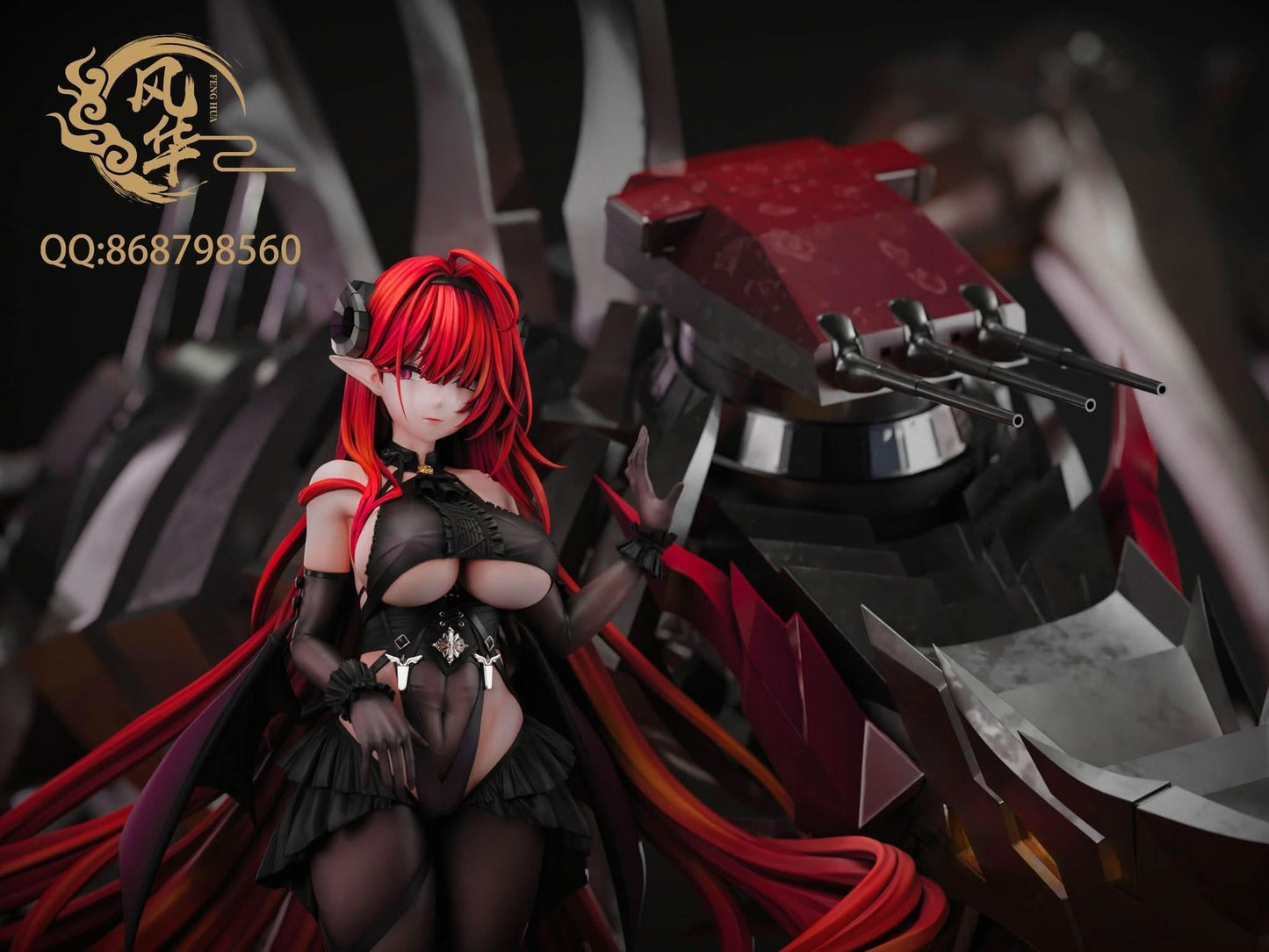 Black Figura Feng Hua Studio - Azur Lane MAX Hindenburg Statue GK | Figuras Anime Costa Rica, Modelo Coleccionable Premium  | Tico ofertas