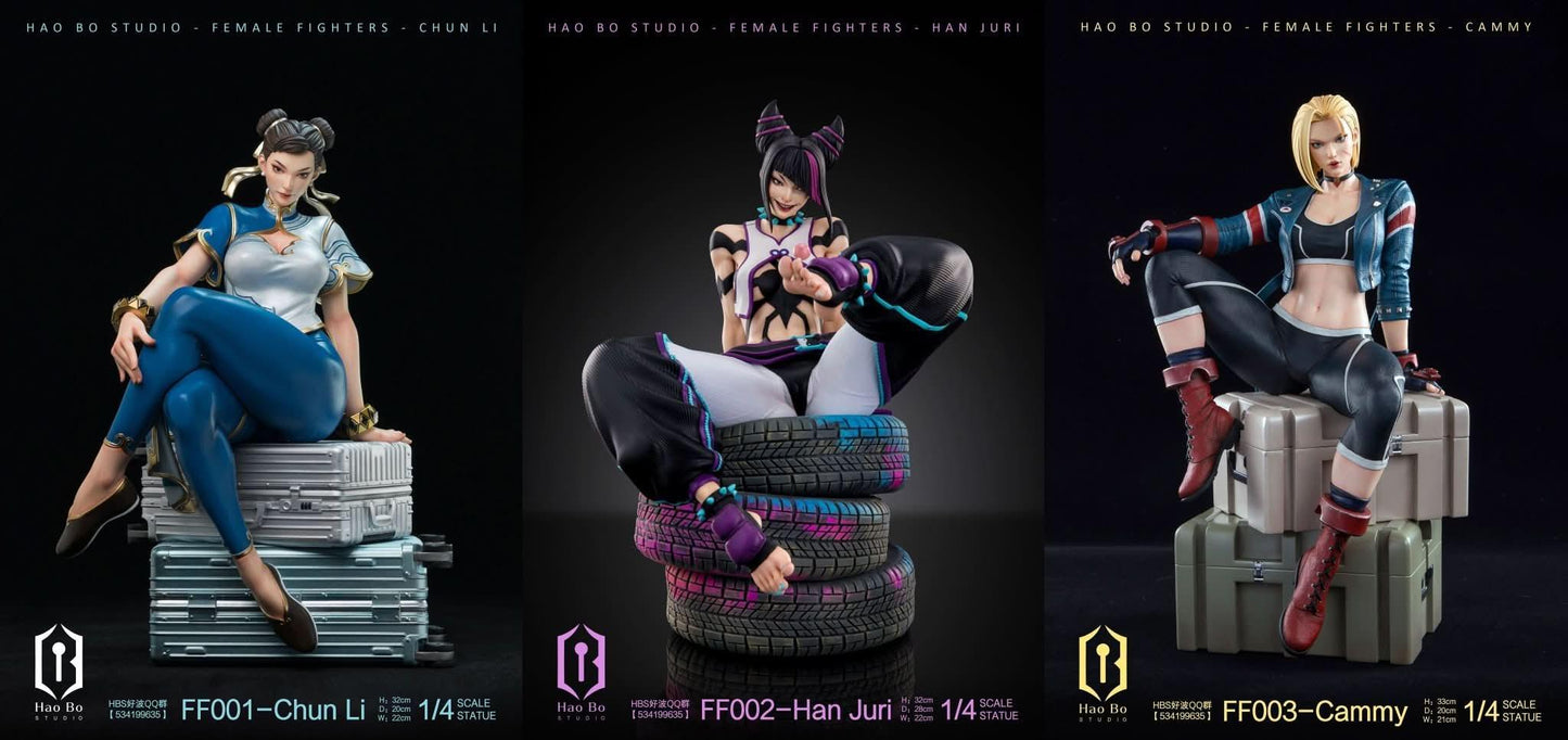 Black Figura HAO BO Studio - 1/4 Statue Female Fighter Series FF003 Cammy | Figuras Anime Costa Rica, TODO EN ANIME | Tico ofertas