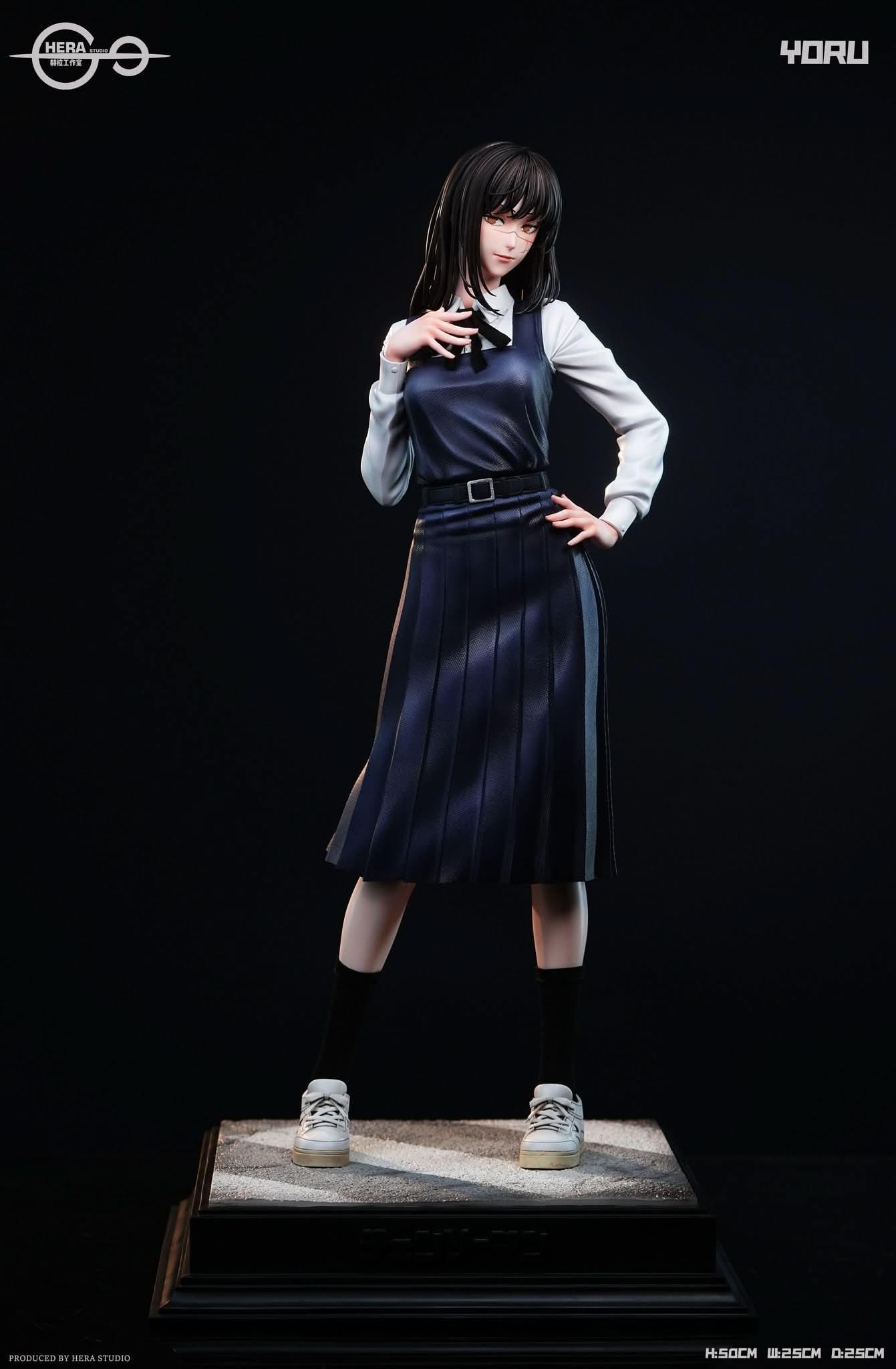 Black Figura HeRa Studio - Chainsaw Man Asa Mitaka & Yoru GK Statue | Figuras Anime Costa Rica, Modelo Coleccionable Premium  | Tico ofertas