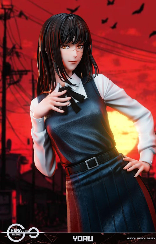 Light Coral Figura HeRa Studio - Chainsaw Man Asa Mitaka & Yoru GK Statue | Figuras Anime Costa Rica, Modelo Coleccionable Premium  | Tico ofertas