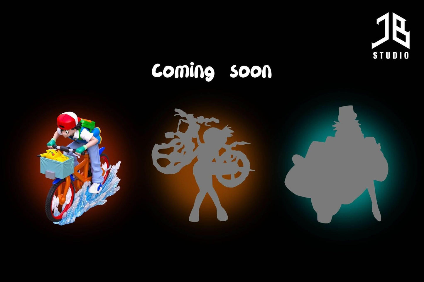 Black Figura JB Studio - Pokémon Vehicle Series Ash Ketchum & Pikachu | Figuras Anime Costa Rica, TODO EN ANIME | Tico ofertas