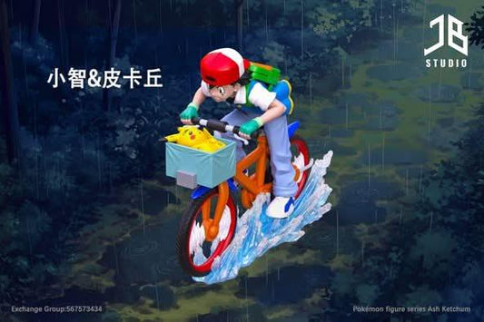 Dark Slate Gray Figura JB Studio - Pokémon Vehicle Series Ash Ketchum & Pikachu | Figuras Anime Costa Rica, TODO EN ANIME  | Tico ofertas