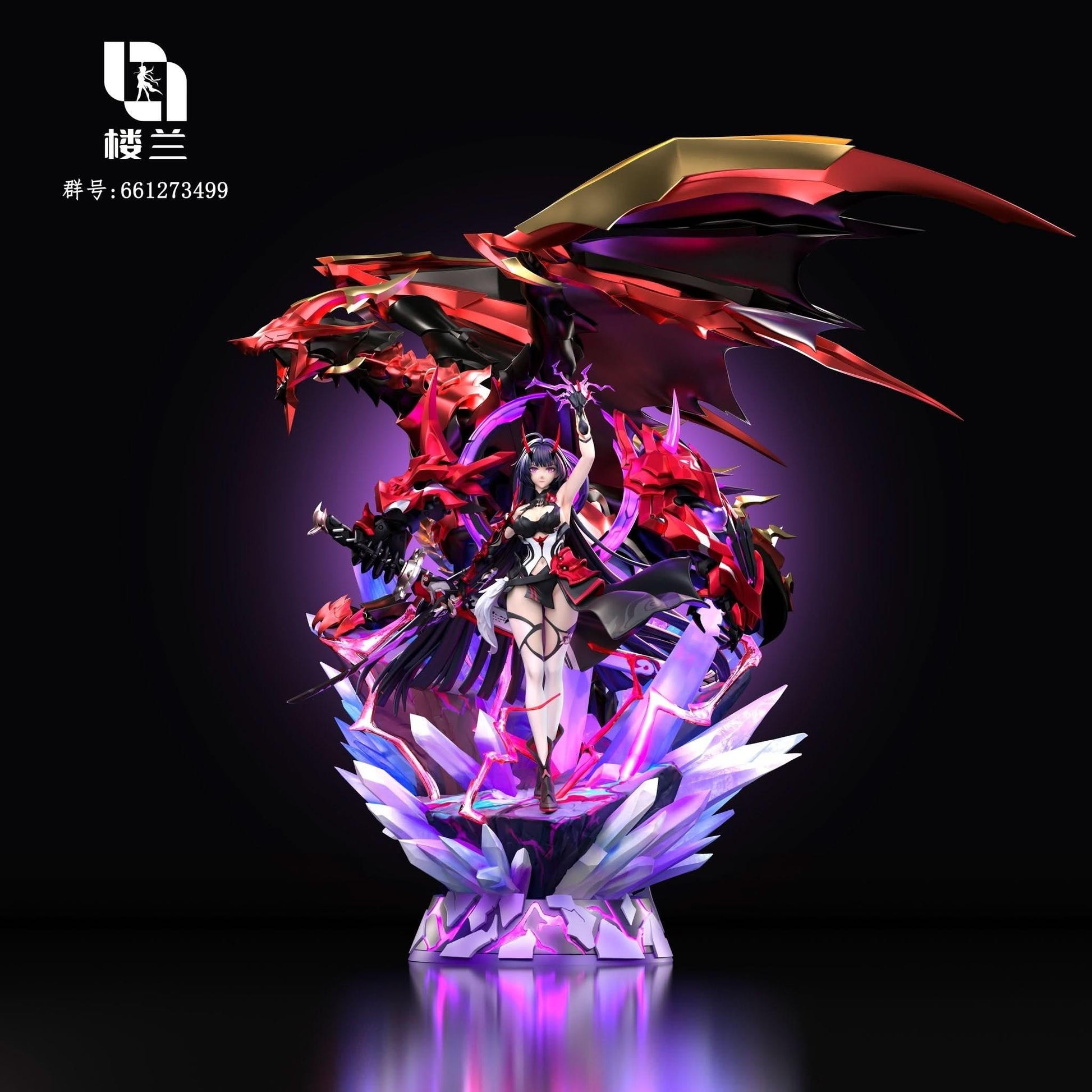 Pale Violet Red Figura Honkai Impact 3 Raiden Mei Lou Lan Studio | Figuras Honkai Impact Costa Rica | Tico ofertas