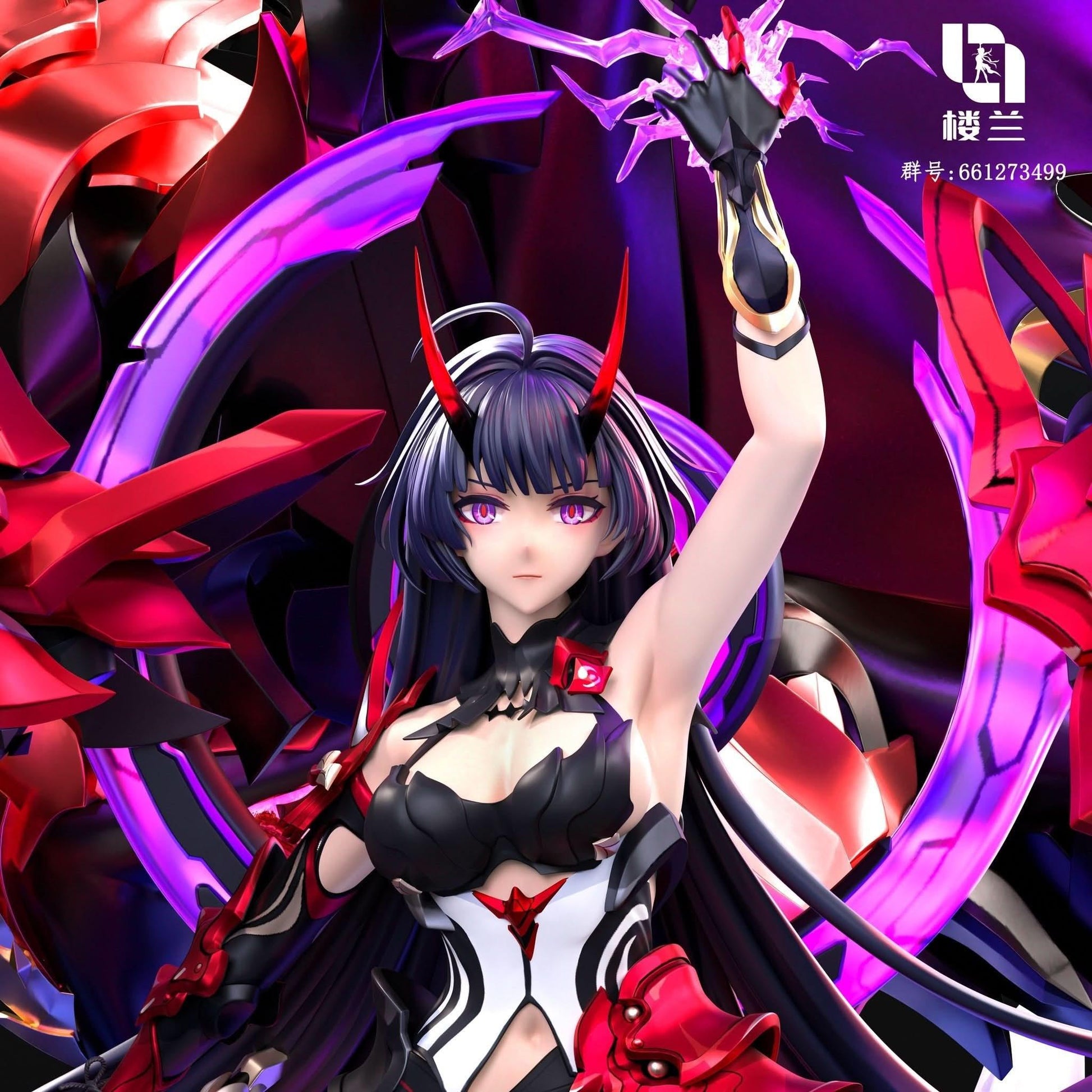 Pale Violet Red Figura Honkai Impact 3 Raiden Mei Lou Lan Studio | Figuras Honkai Impact Costa Rica | Tico ofertas