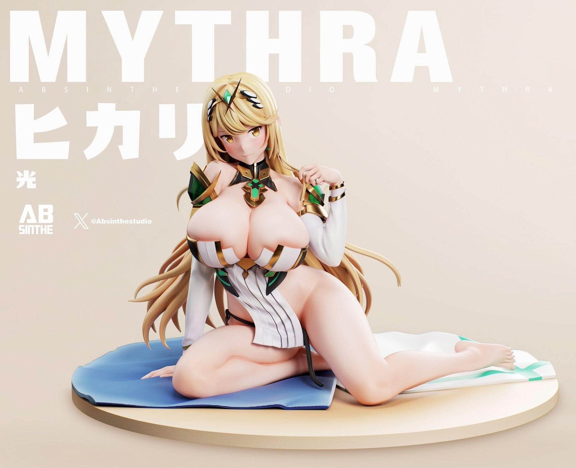 Light Gray Figura Mythra - Xenoblade Chronicles | Figuras Anime Costa Rica, Creada por ABsinthe Studio, Modelo Coleccionable Premium