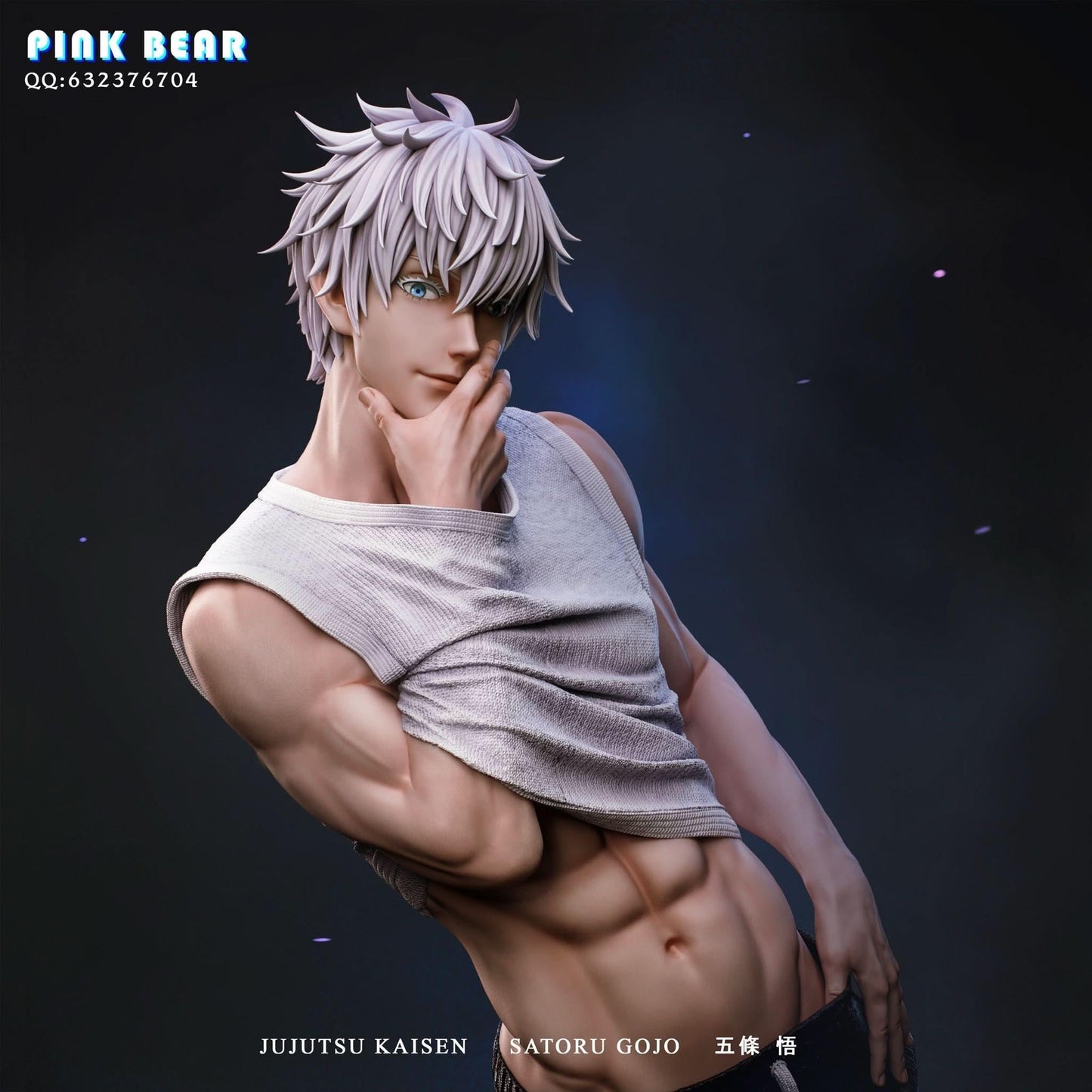 Black Figura Jujutsu Kaisen Satoru Gojo Pink Bear Studio | Figuras Anime Costa Rica  | Tico ofertas