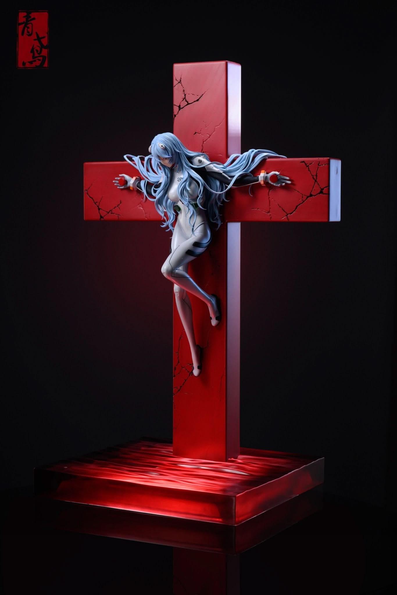 Black Figura Qing Yuan Studio - Neon Genesis Evangelion Artist Collaboration Model Ayanami Rei | Figuras Anime Costa Rica, Modelo Coleccionable Premium | Tico ofertas