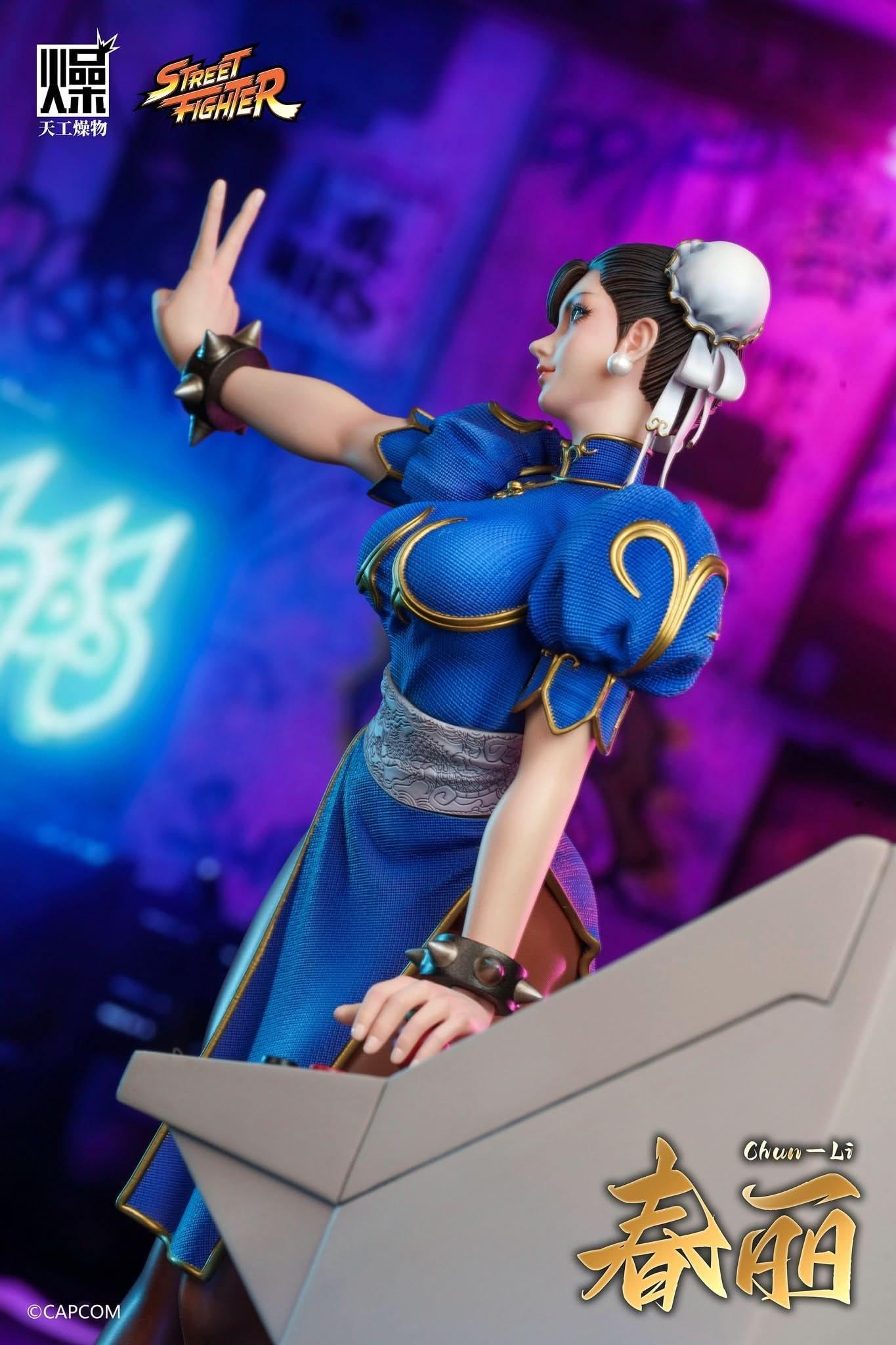 Dark Slate Blue Figura TGZW Studio - Street Fighter: Chun-Li Licensed Statue | Figuras Anime Costa Rica, TODO EN ANIME  | Tico ofertas