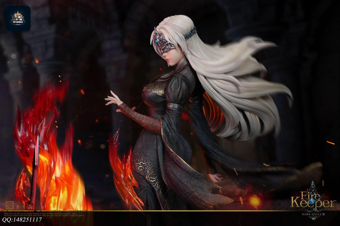 Black Figura Dark Souls #1 Fire Keeper  | Figuras Anime Costa Rica | Tico ofertas